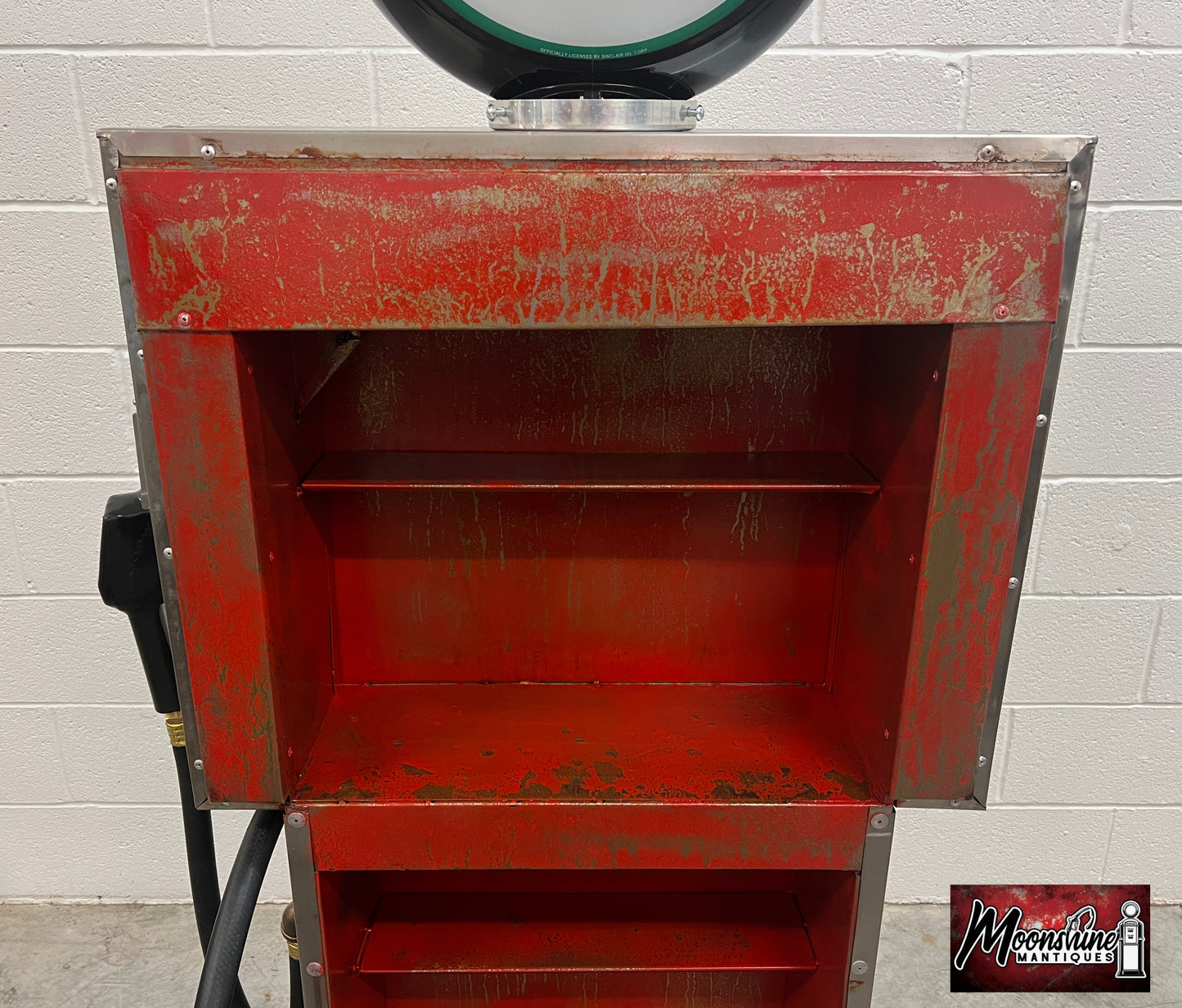 Rustoration 1960’s SINCLAIR Gilbarco Gas Pump w/ Shelves - Mancave Decor - Free Shipping!