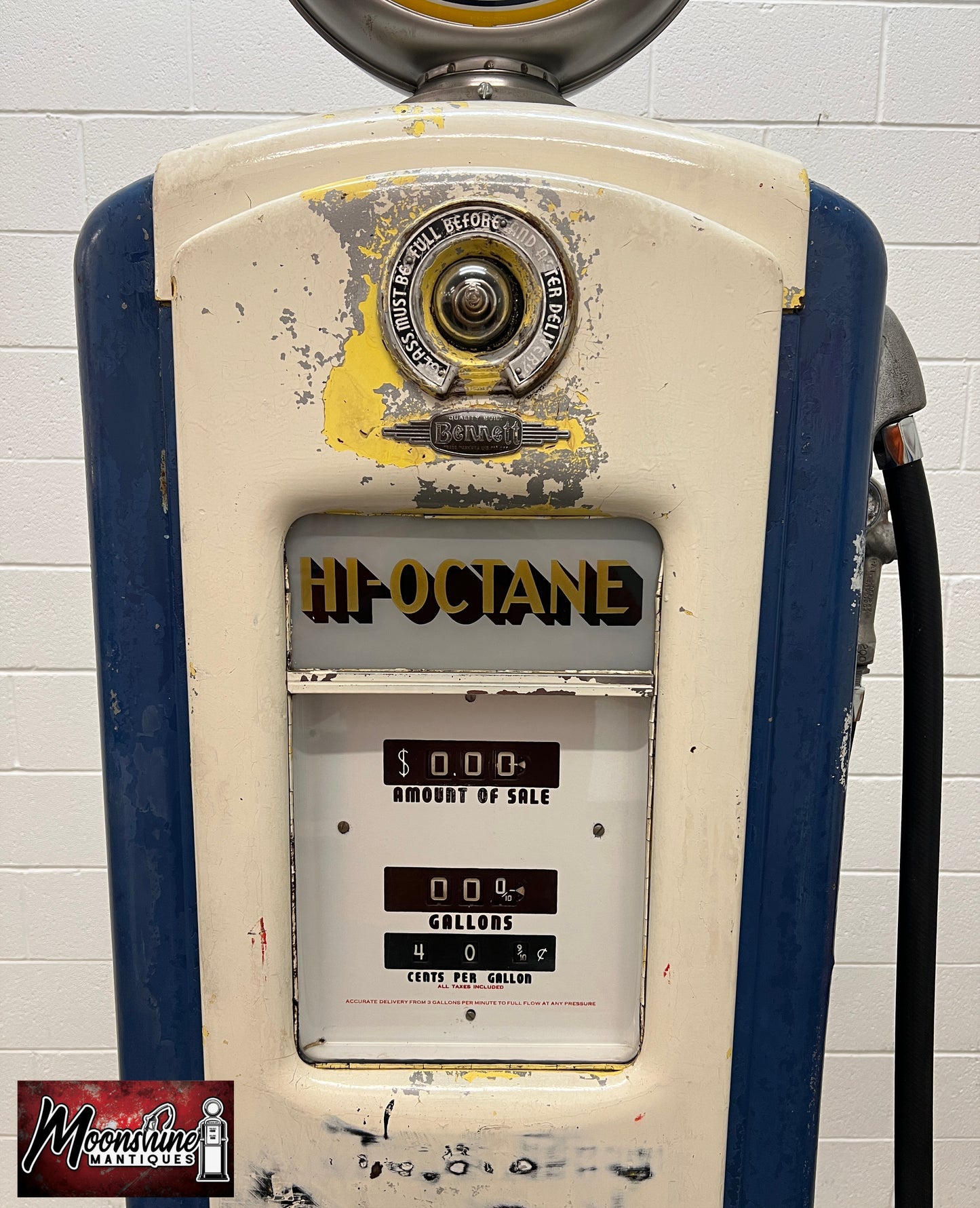 1940’s RICHFIELD GASOLINE Bennett 646 Gas Pump - Rustoration - Shipping Available!