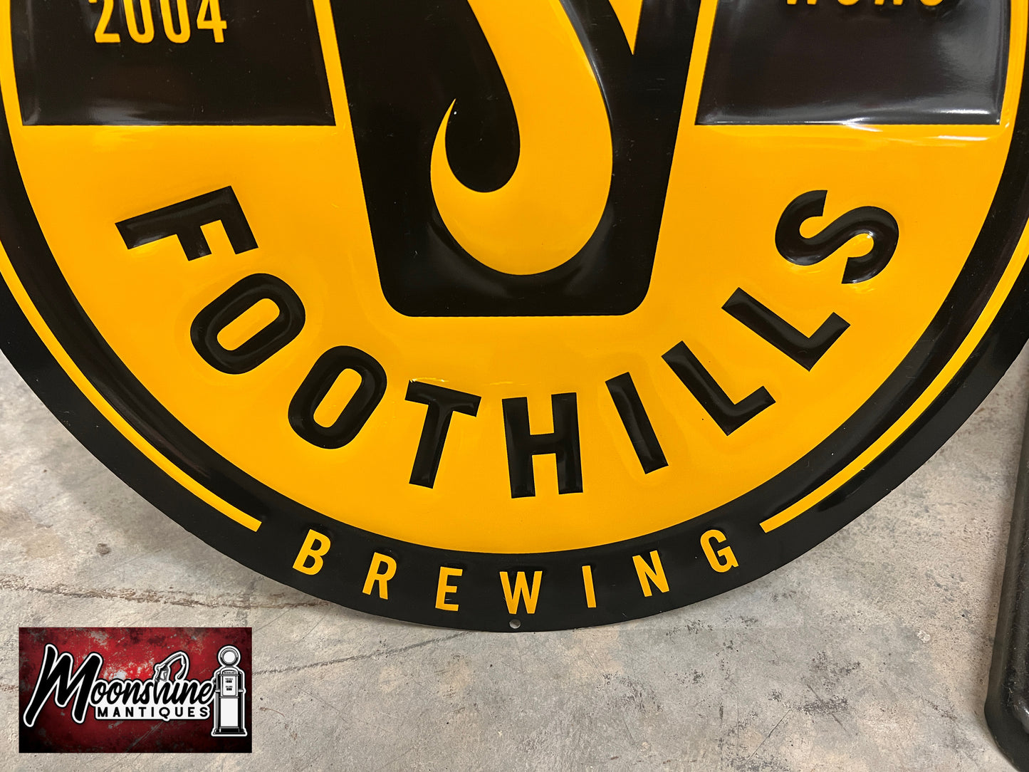 FOOTHILLS BREWING Beer Sign - Winston Salem, NC - Free Shipping!