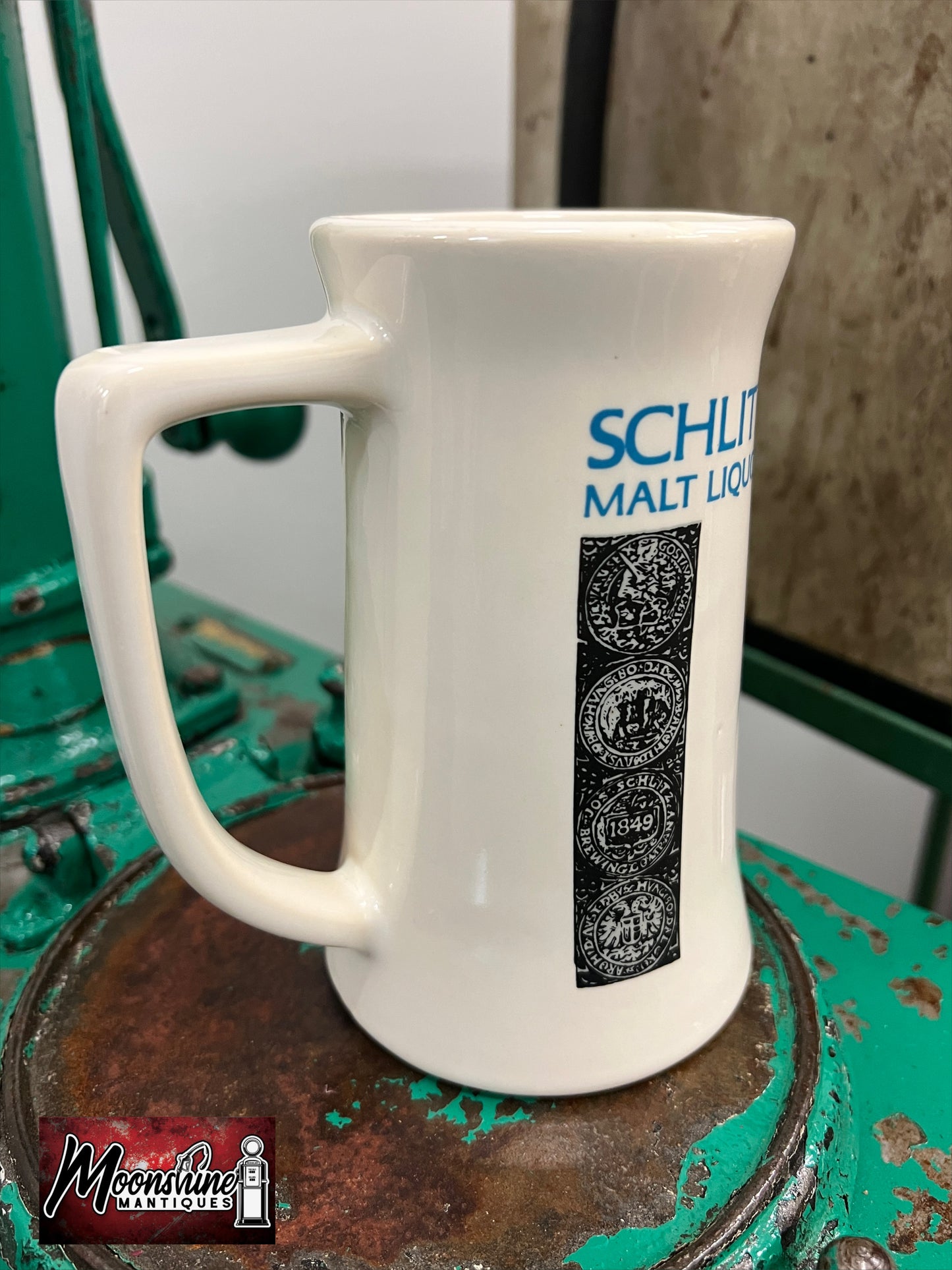 Vtg. 1970's SCHLITZ Malt Liquor McCoy Beer Stein - Free Shipping!