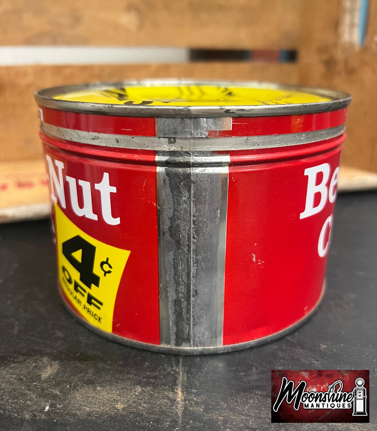 Vtg. BEECH-NUT COFFEE Tin Can - Free Shipping!