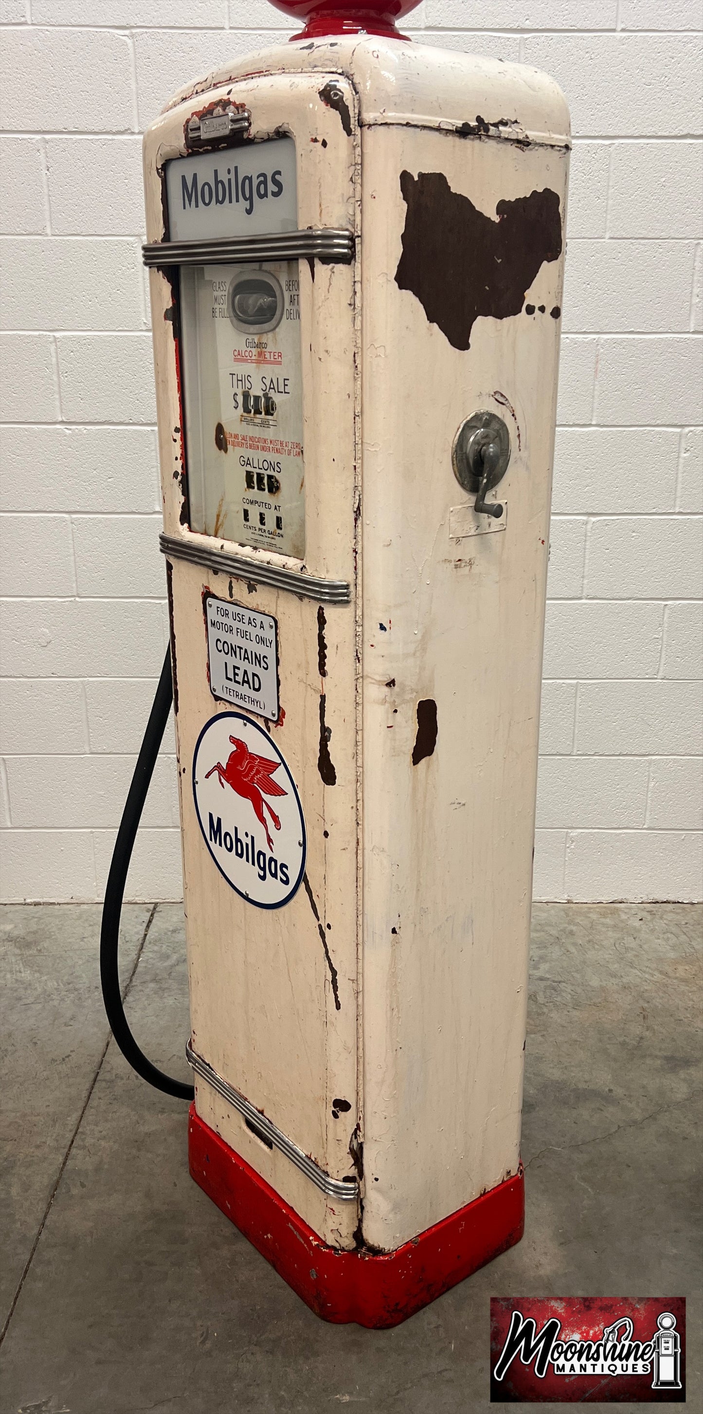 1930’s MOBIL Mobilgas Gilbarco Gas Pump - Rustoration - Shipping Available!