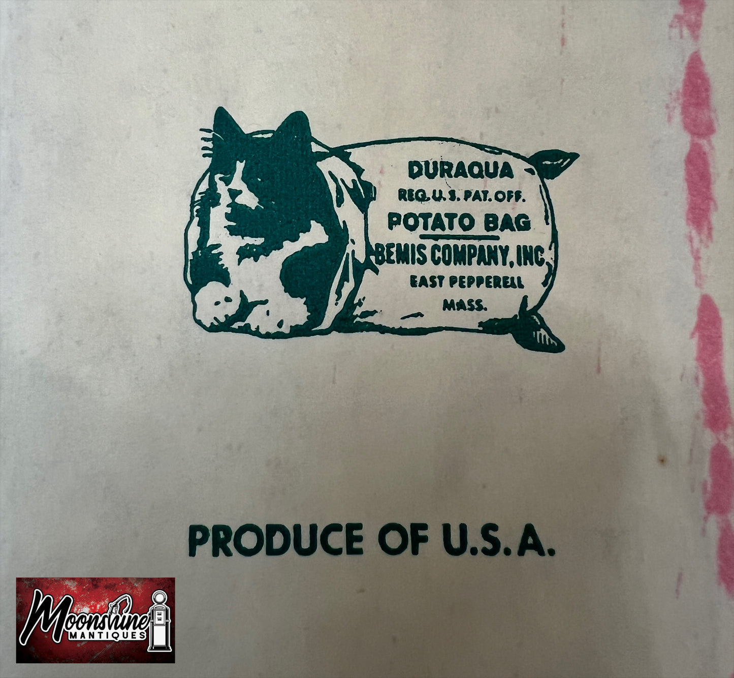 Vtg. Farm Fresh Potatoes Bag - Free Shipping!