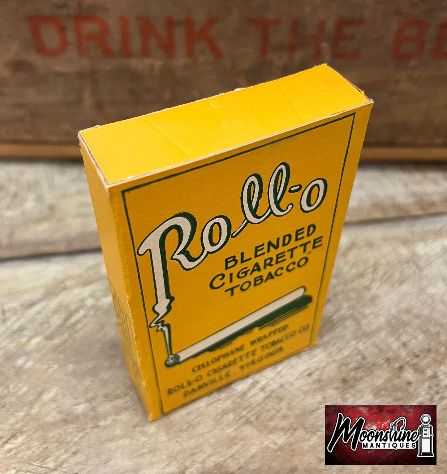 Vtg. ROLL-O Cigarette Tobacco Box - Free Shipping!