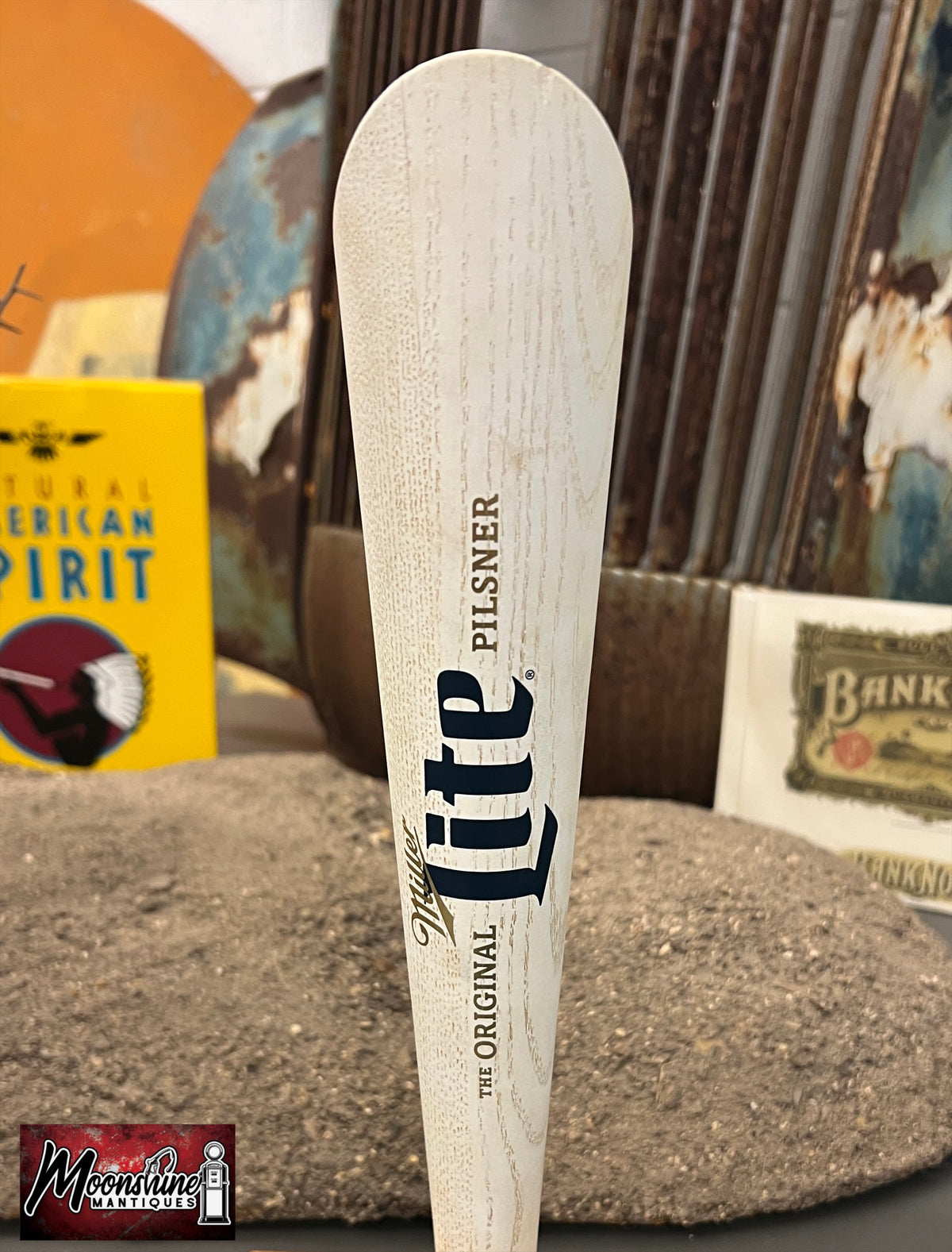 Vtg. MILLER LITE Beer 12" Tap Handle - Free Shipping!