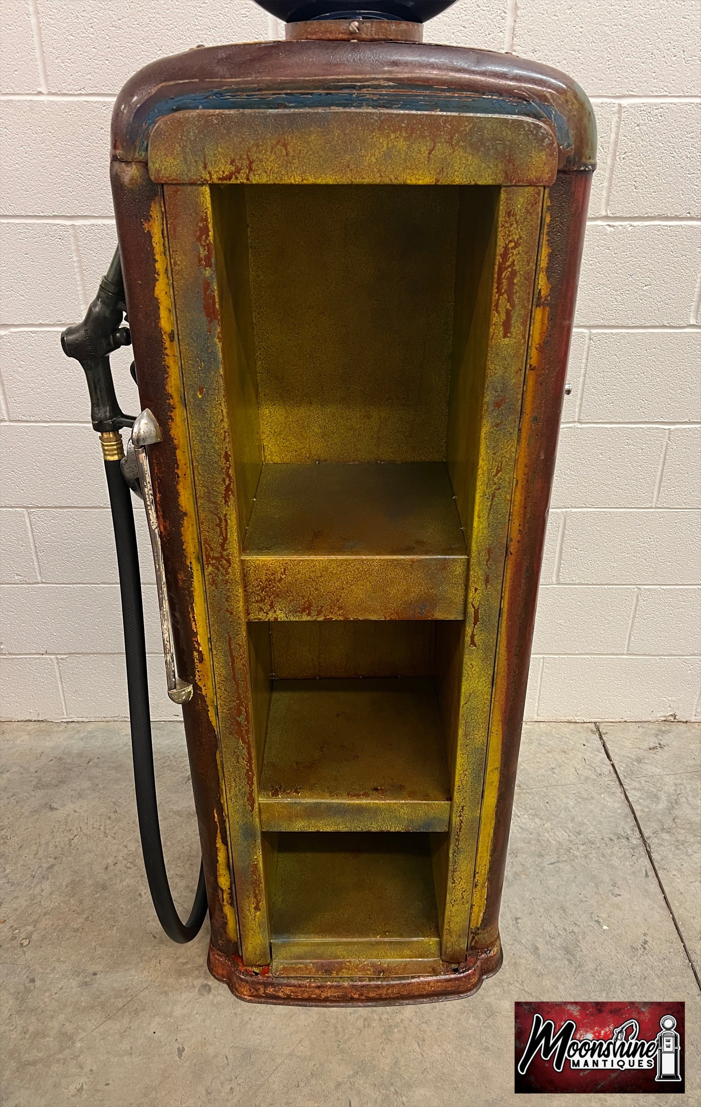 Rustoration 1940’s FORD Gilbarco Gas Pump w/ Shelves - Mancave Decor - Free Shipping!