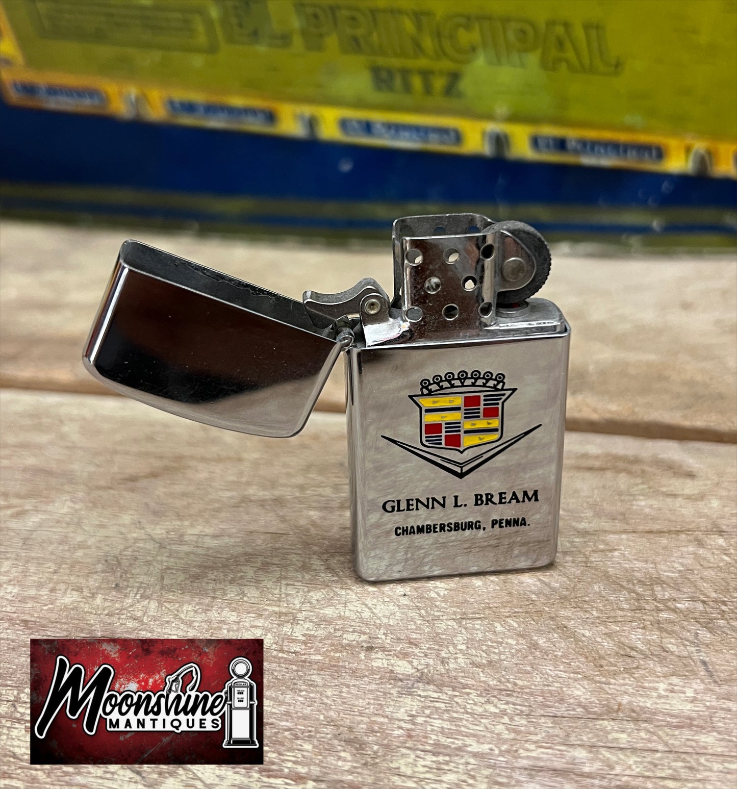 Vtg. 1960's CADILLAC Dealership Zippo Lighter - Free Shipping!