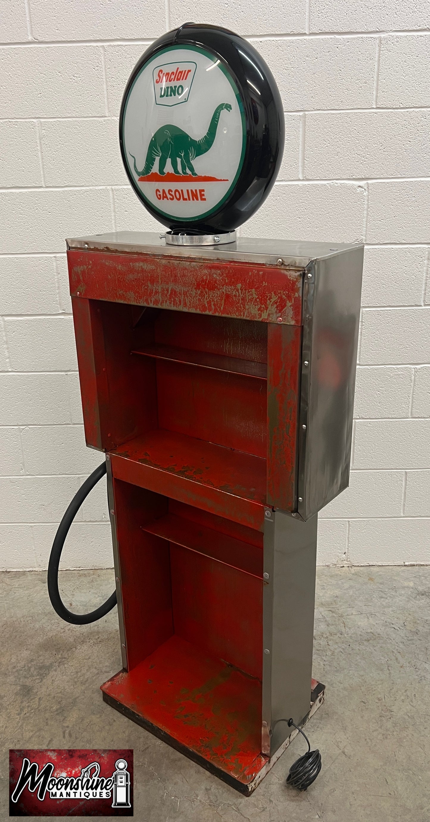 Rustoration 1960’s SINCLAIR Gilbarco Gas Pump w/ Shelves - Mancave Decor - Free Shipping!