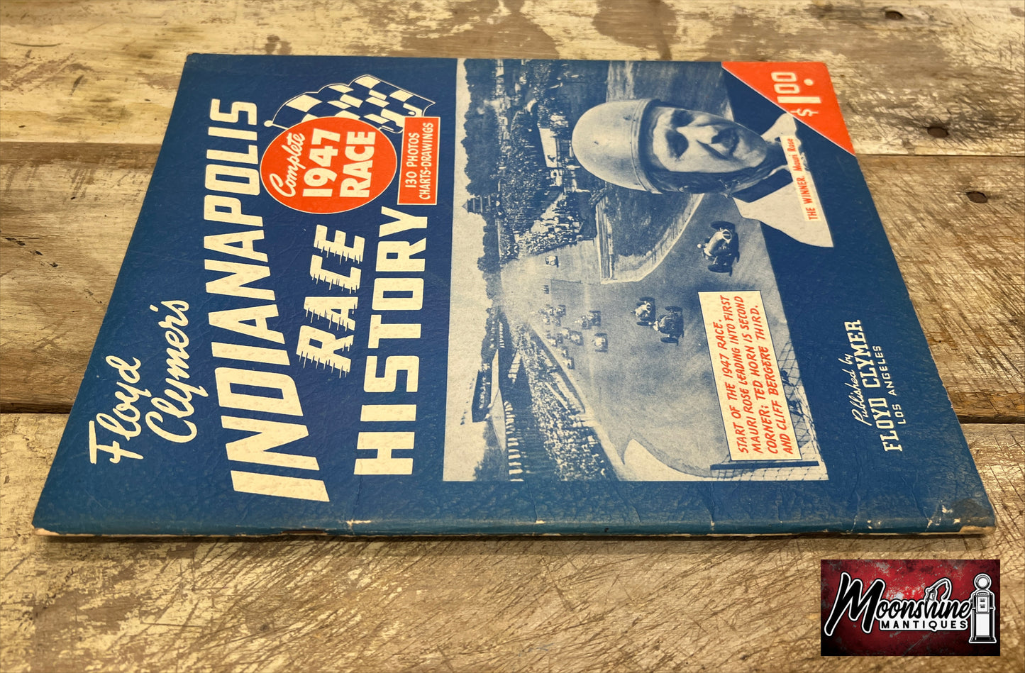 Floyd Clymer's 1947 Indianapolis 500 Race Yearbook - Free Shipping!