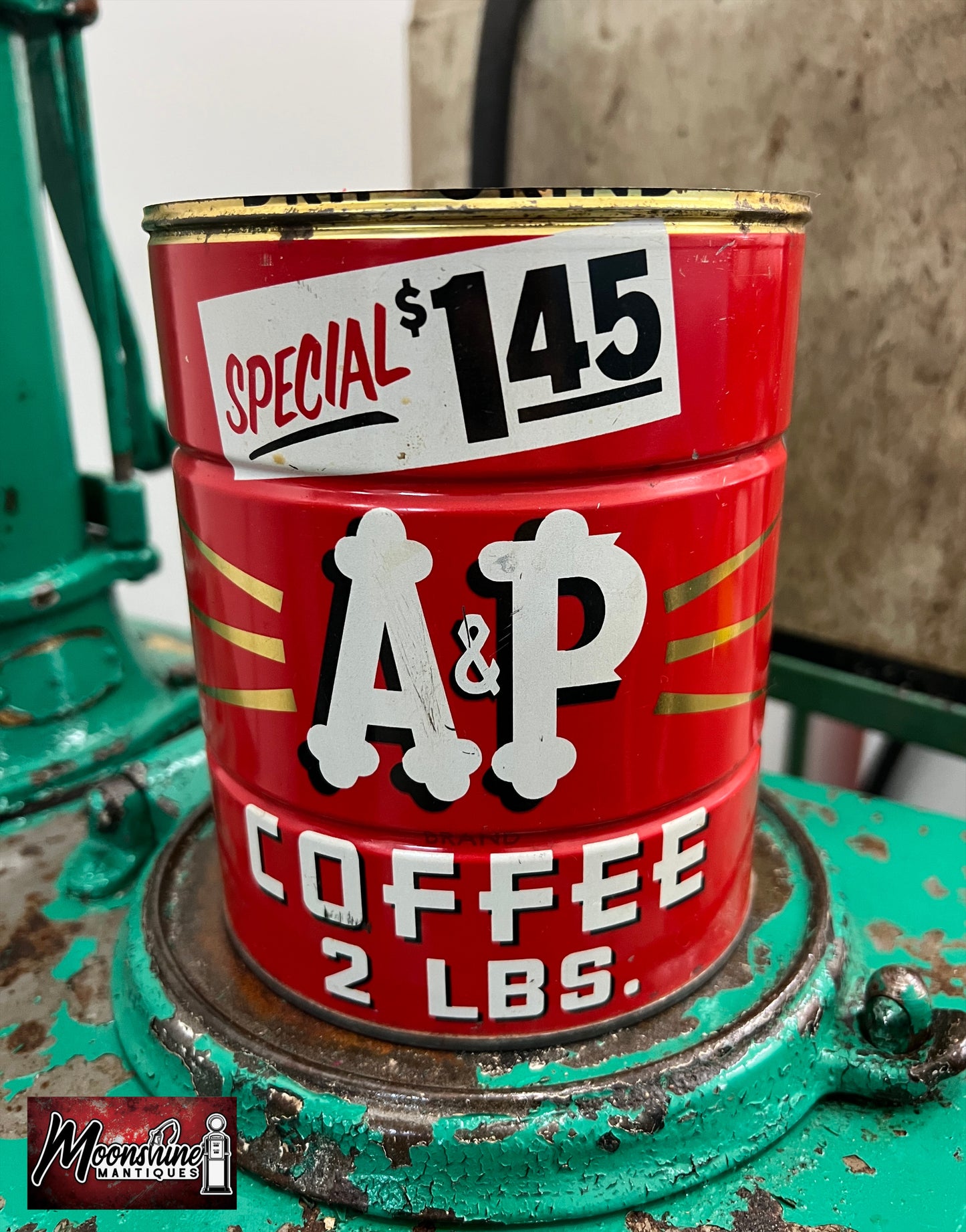 Vtg. A&P Coffee Tin Can - Free Shipping!