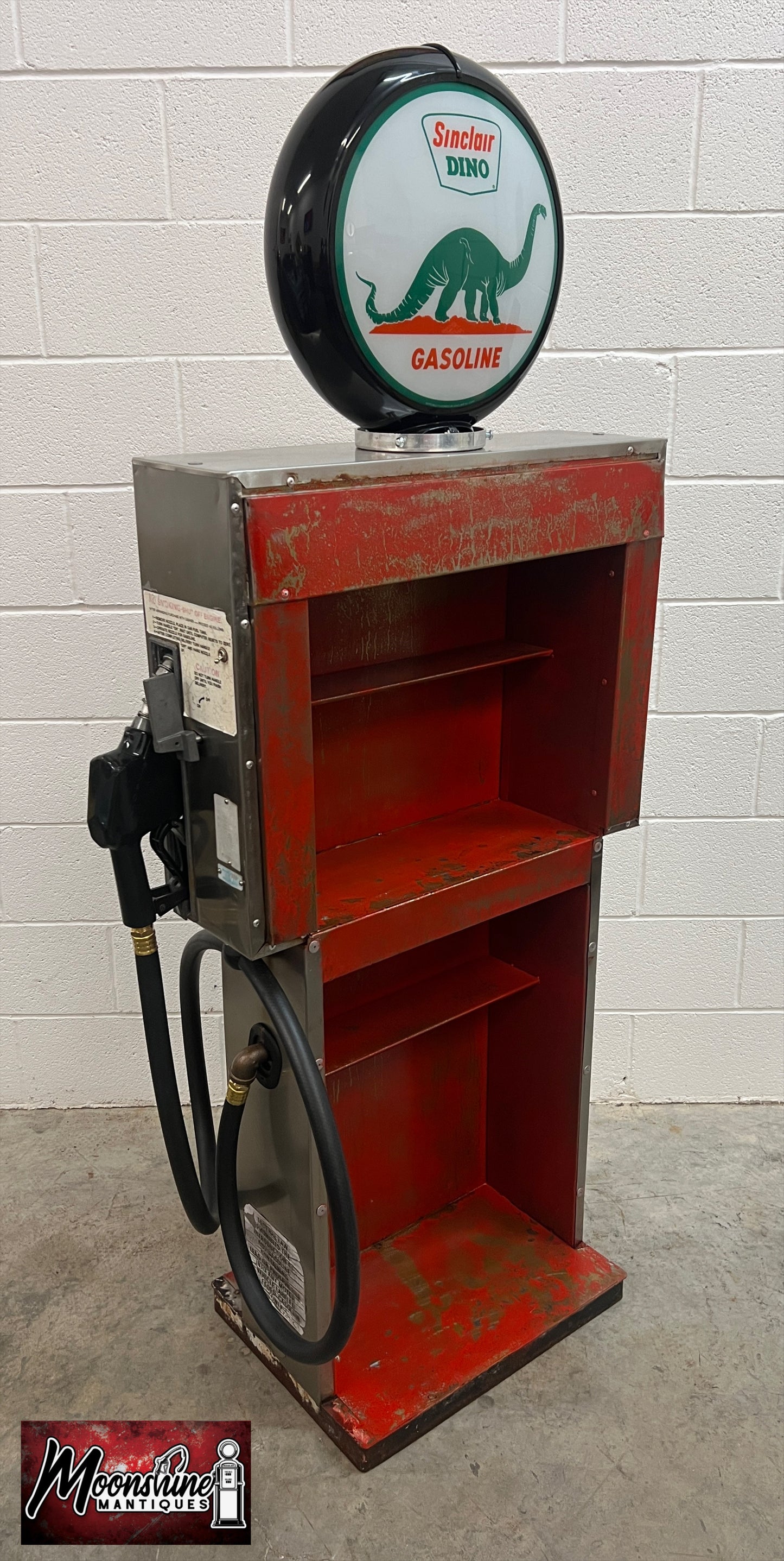 Rustoration 1960’s SINCLAIR Gilbarco Gas Pump w/ Shelves - Mancave Decor - Free Shipping!