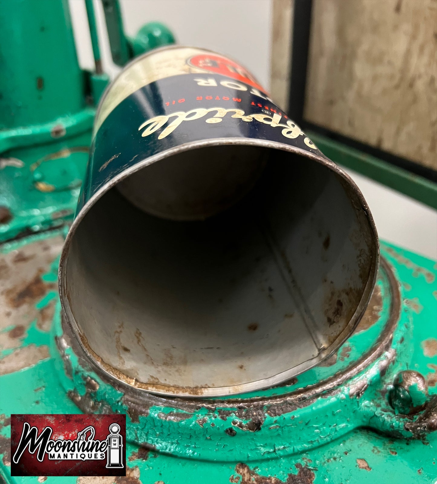 1950’s GULF Gulfpride Motor Oil Can 1 qt. - Gas & Oil - Free Shipping!