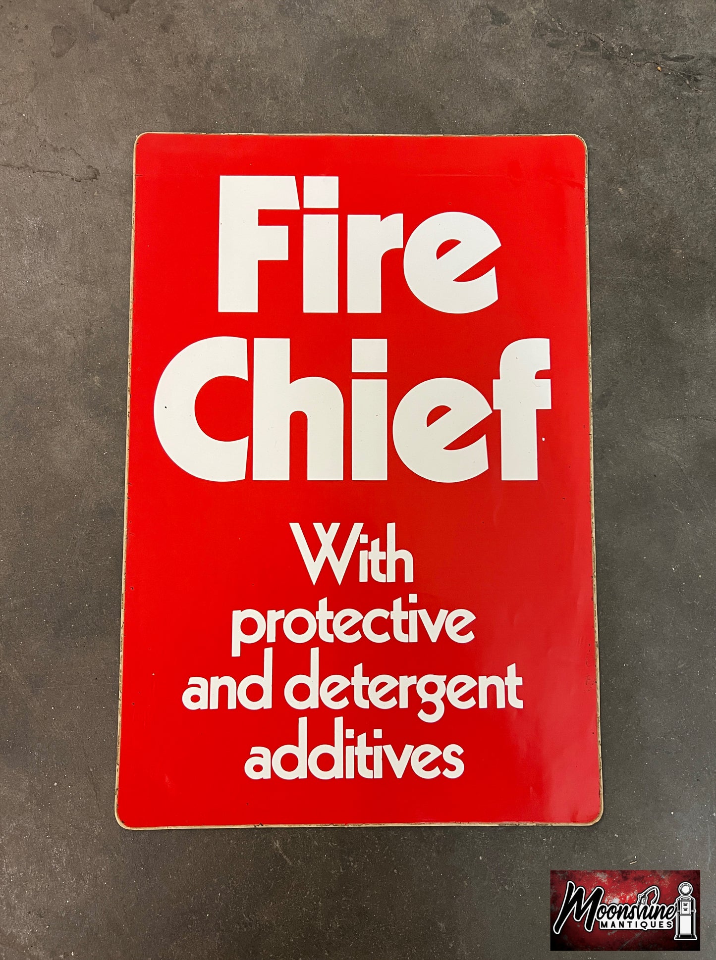 Original Vtg. 1970's TEXACO Fire Chief Gas Pump Decal - NOS - - Free Shipping!