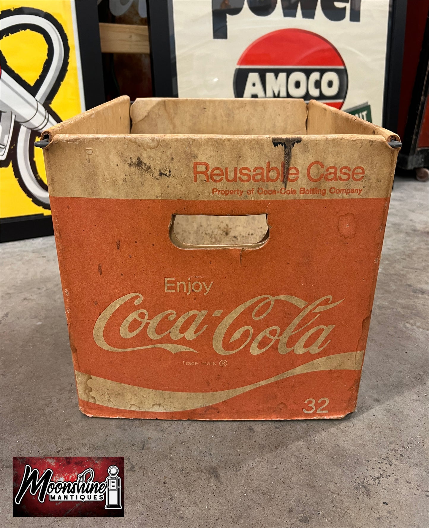 Vtg. 1970's Coca Cola / Coke Soda Bottle Carrier Box - Free Shipping!