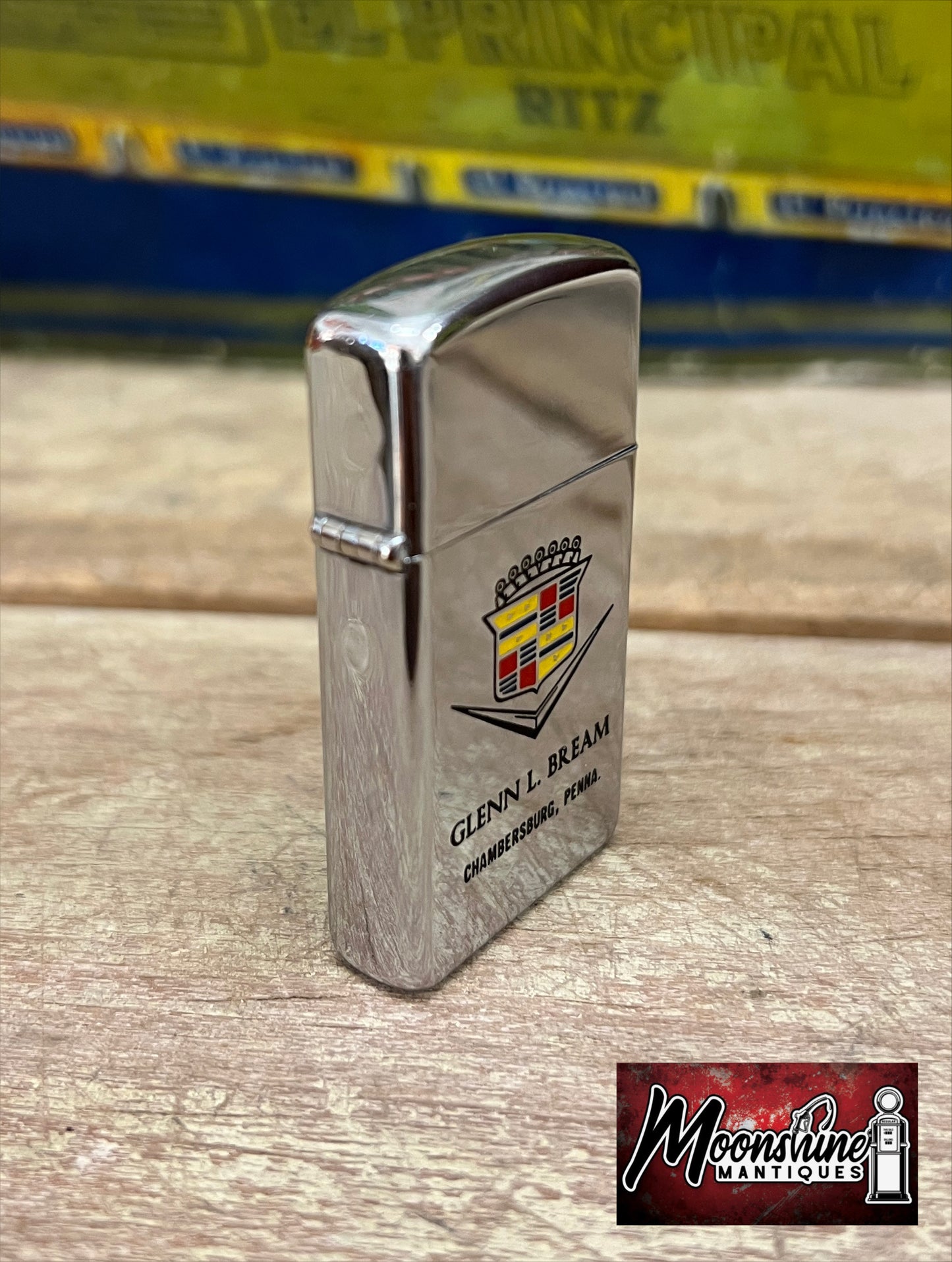 Vtg. 1960's CADILLAC Dealership Zippo Lighter - Free Shipping!