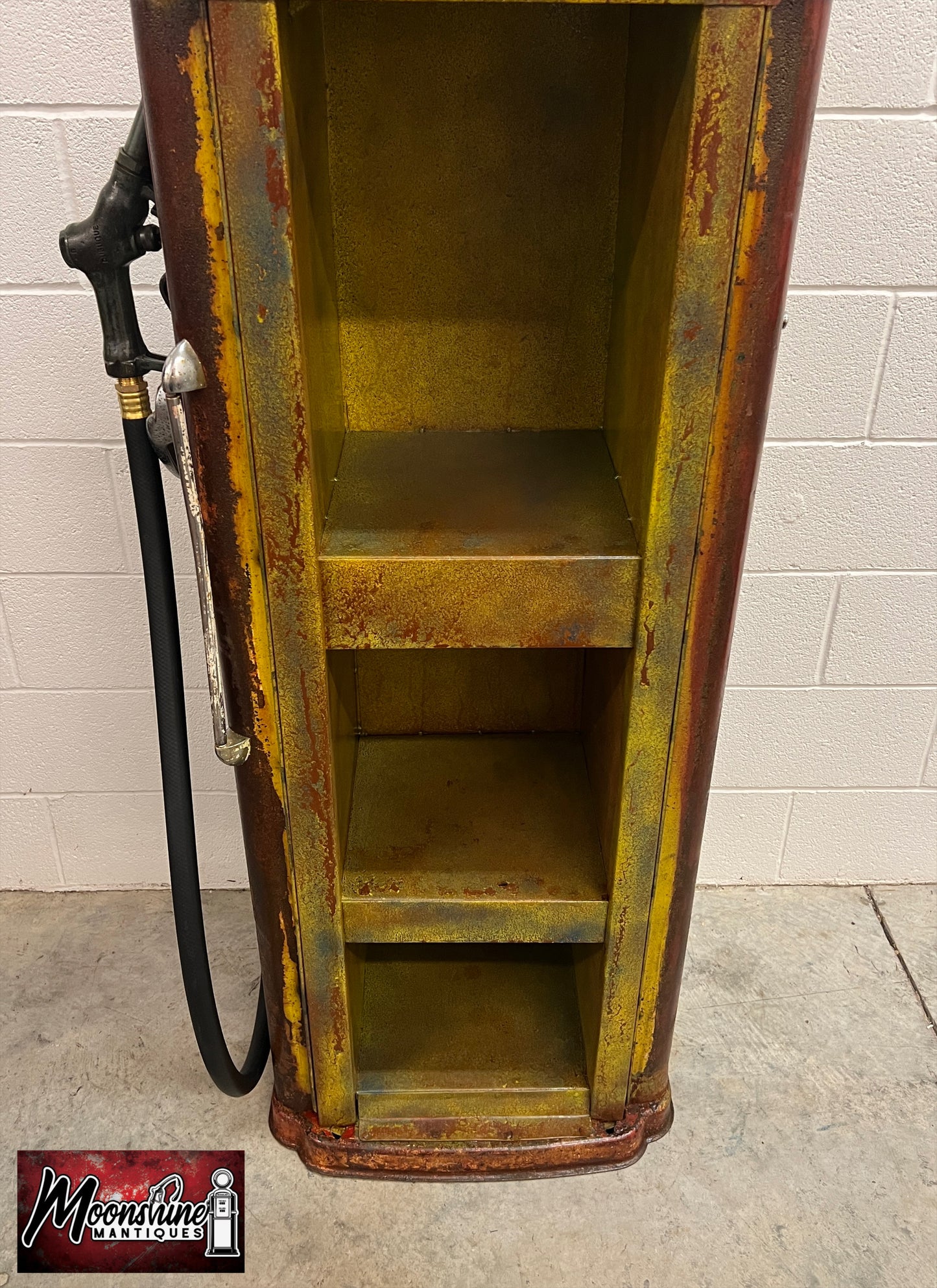 Rustoration 1940’s SUNOCO DYNAFUEL Gilbarco Gas Pump w/ Shelves - Mancave Decor - Free Shipping!