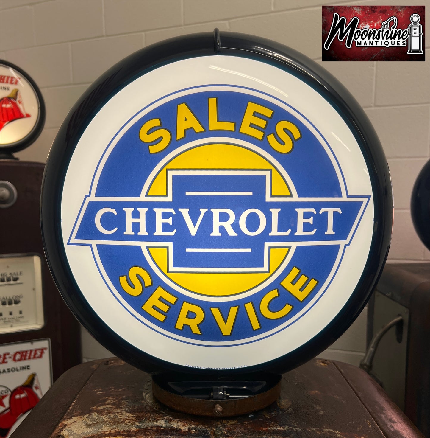 Rustoration 1940’s CHEVROLET Gilbarco Gas Pump w/ Shelves - Mancave Decor - Free Shipping!