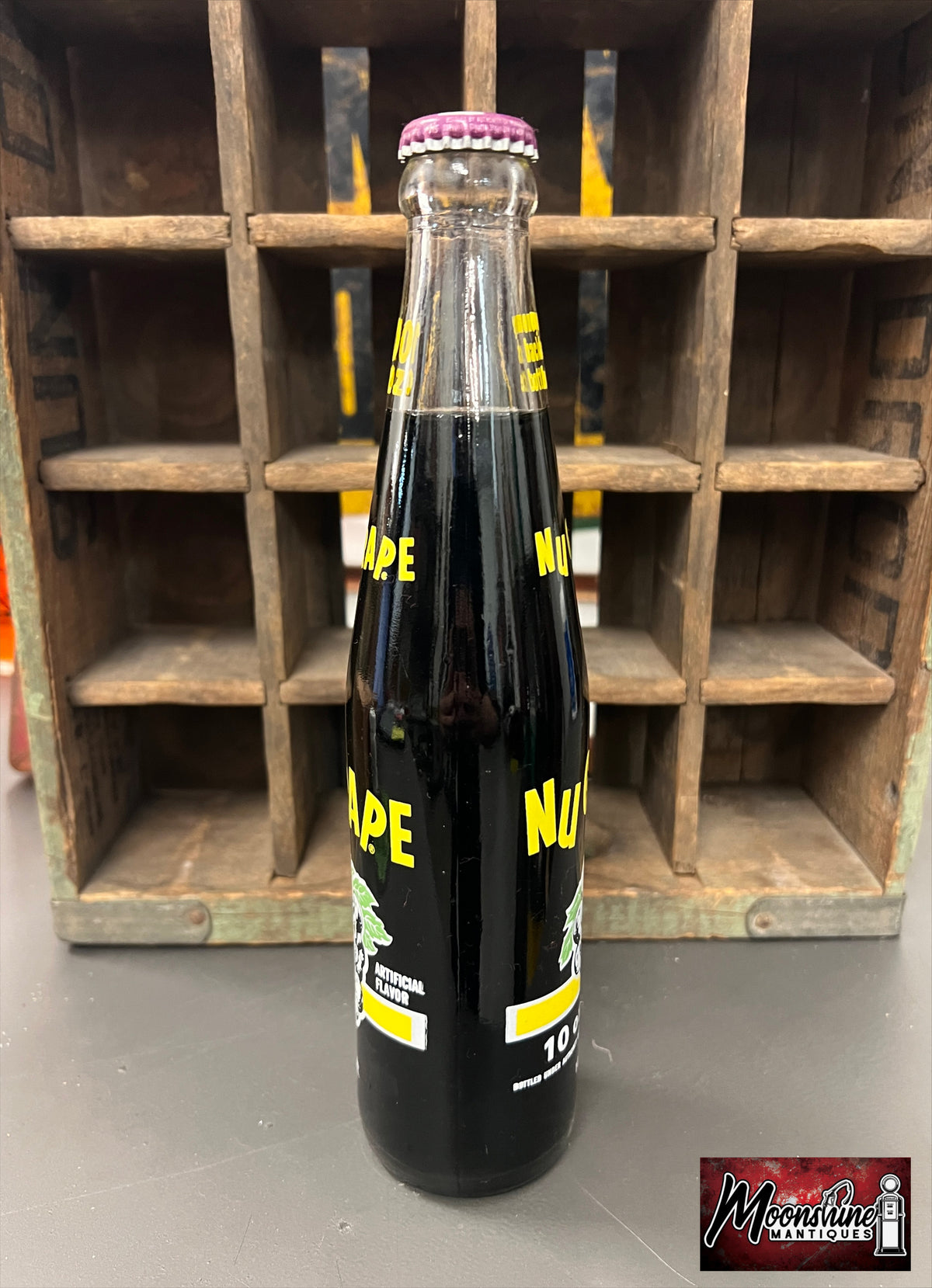 Vtg. NuGrape Soda Bottle 10oz. - Free Shipping!