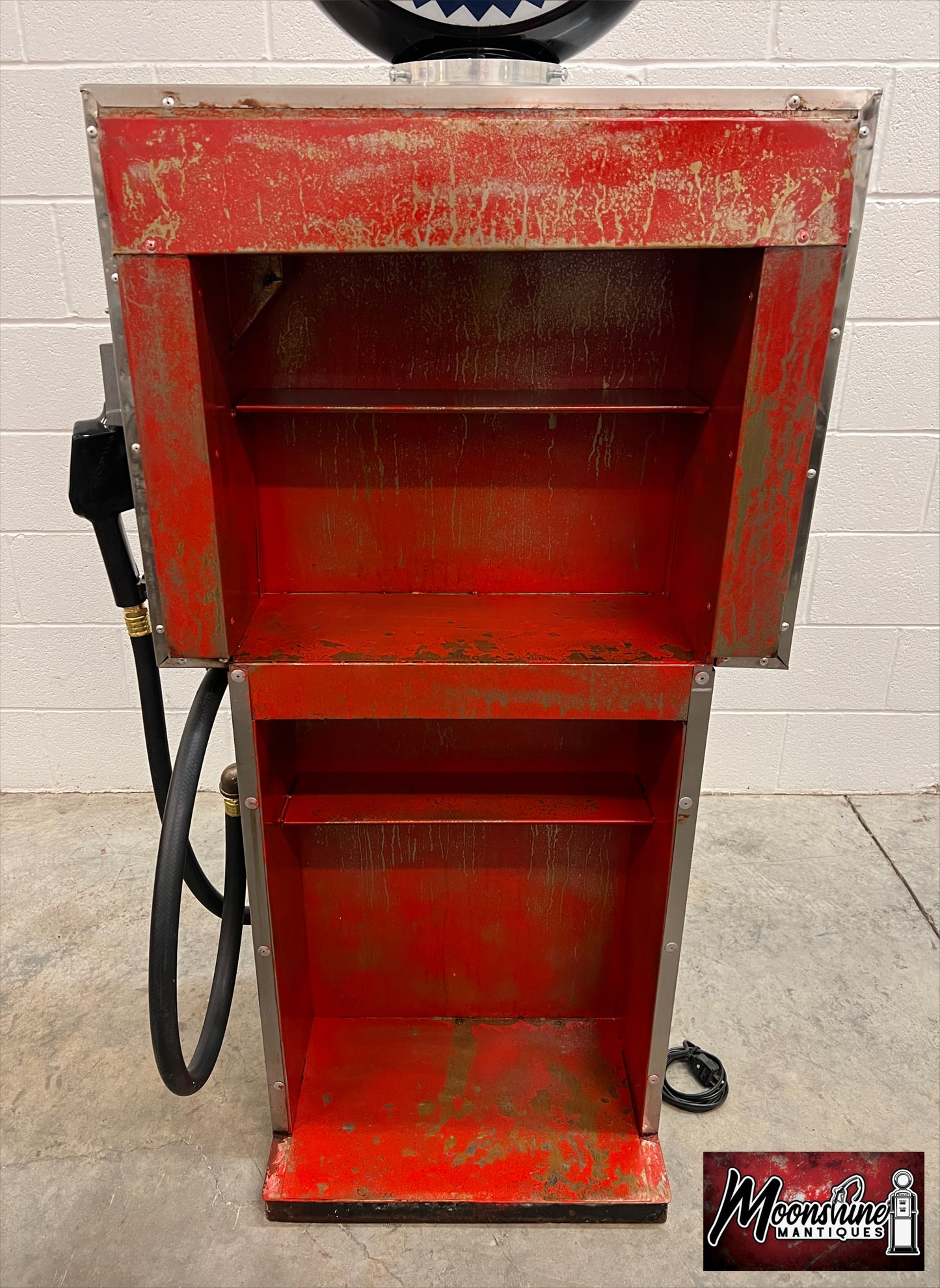 Rustoration 1960’s PURE Firebird Racing Gas Pump w/ Shelves - Mancave Decor - Free Shipping!
