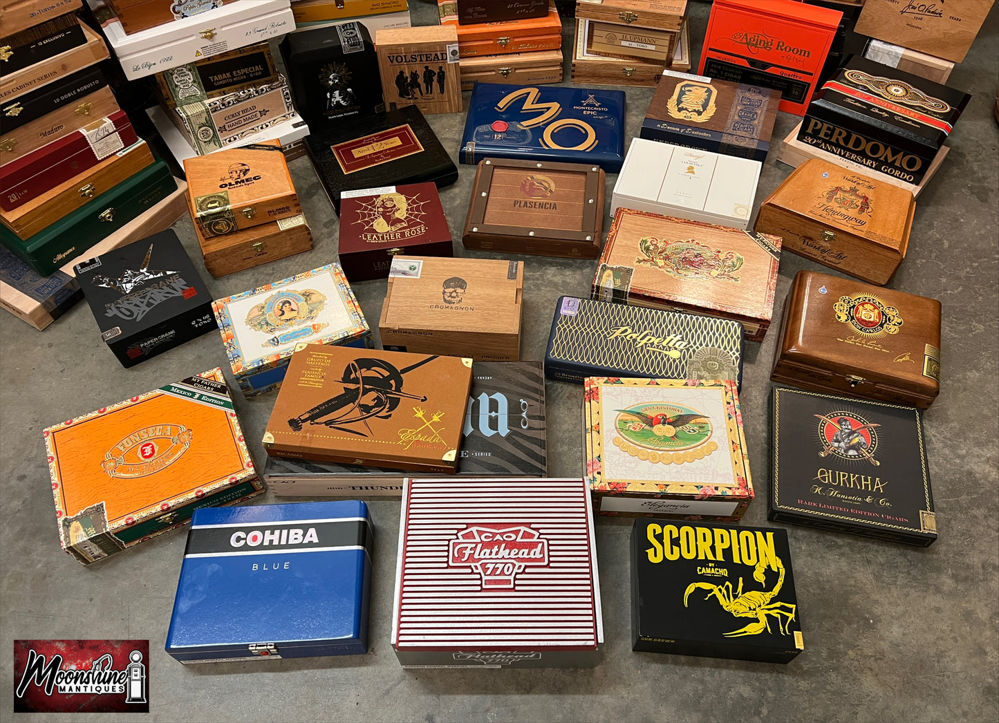 Lot of 10 Empty Cigar Boxes - Free Shipping!