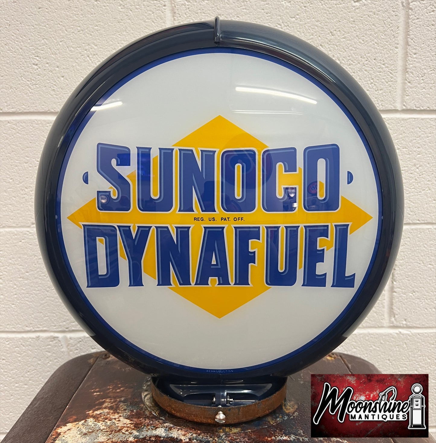 Rustoration 1940’s SUNOCO DYNAFUEL Gilbarco Gas Pump w/ Shelves - Mancave Decor - Free Shipping!