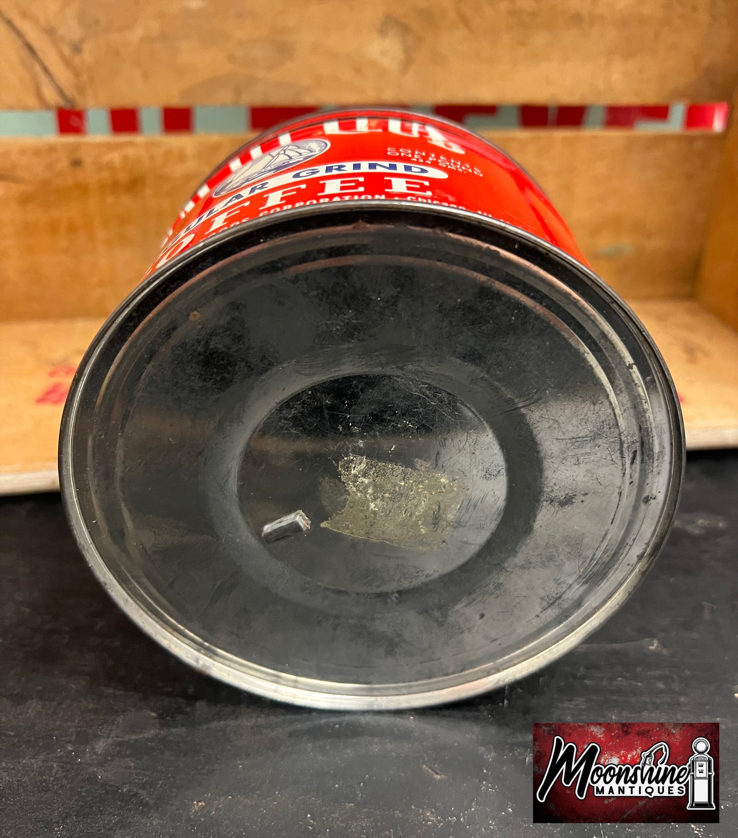 Vtg. YACHT CLUB COFFEE Tin Can - Free Shipping!