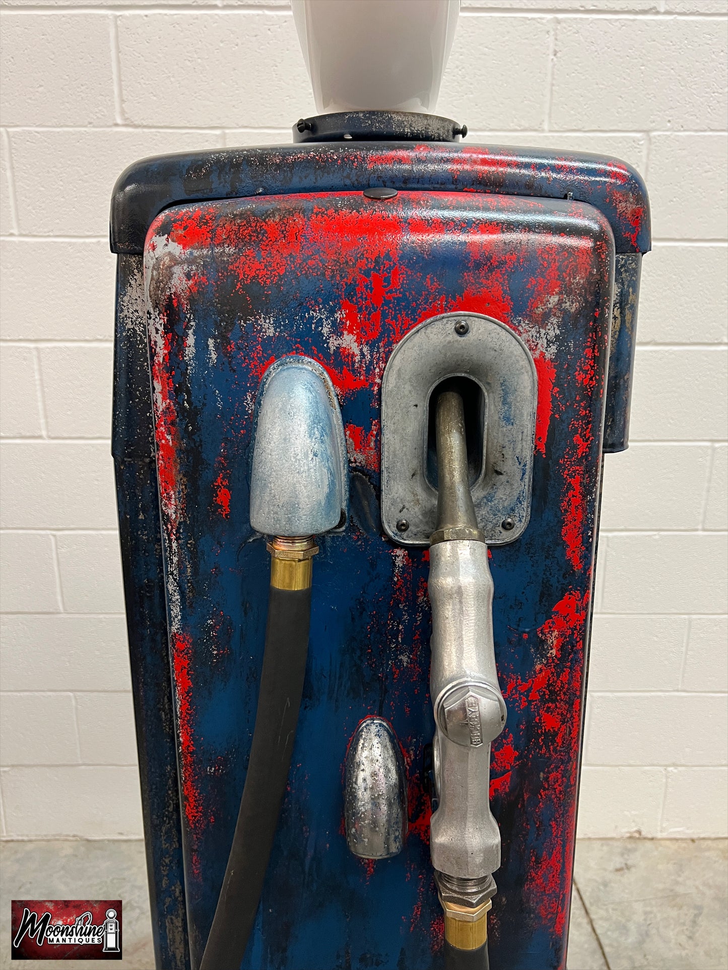 Rustoration 1950’s CHEVRON GASOLINE Tokheim Gas Pump w/ Shelves - Shipping Available!