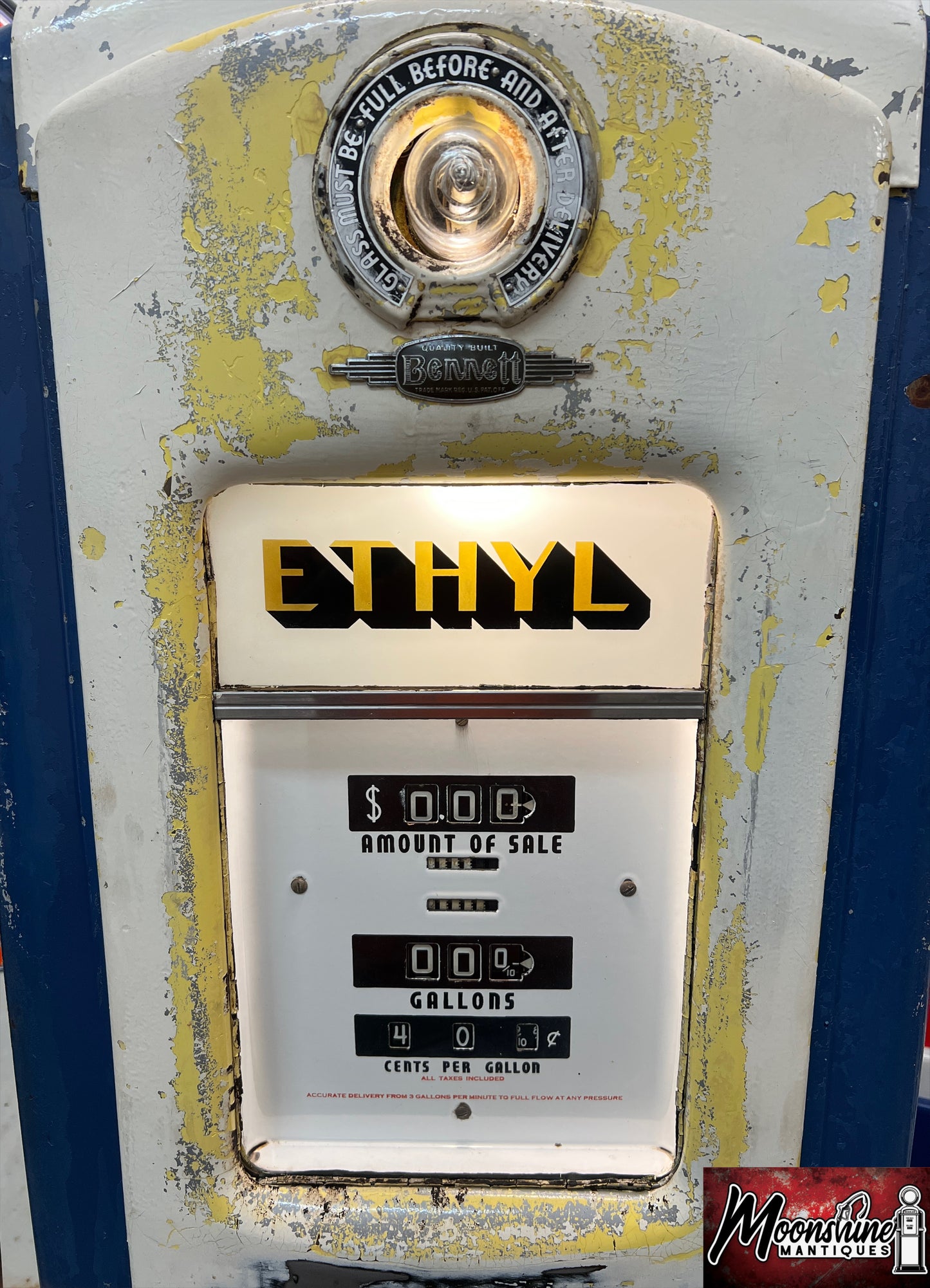1940’s RICHFIELD GASOLINE Bennett 646 Gas Pump - Rustoration - Shipping Available!