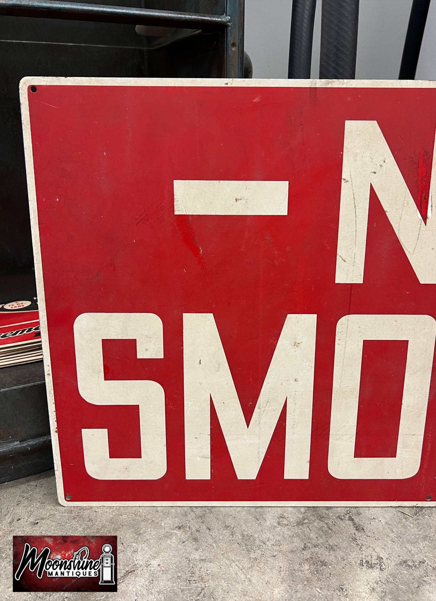 Vtg. NO SMOKING Sign - Free Shipping!