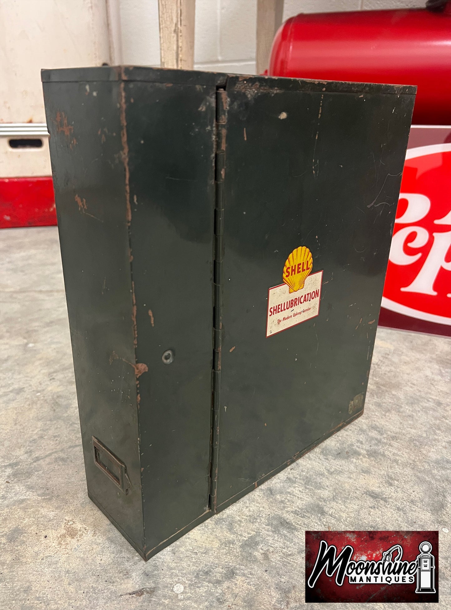 Vtg. SHELL Shellubrication Service File Box - Gas & Oil - Free Shipping!