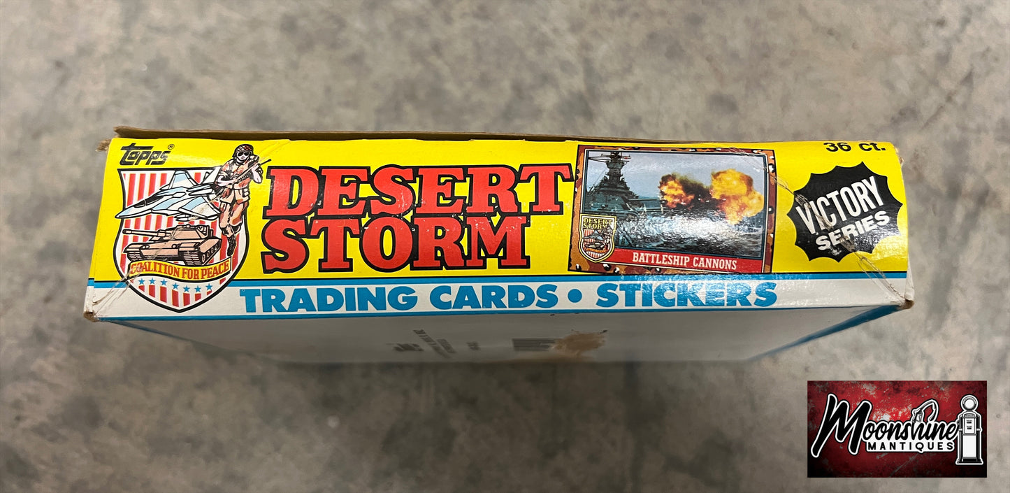 Topps 1991 Desert Storm Trading Cards Victory Series 36 New Sealed Packs in Box - Free Shipping!