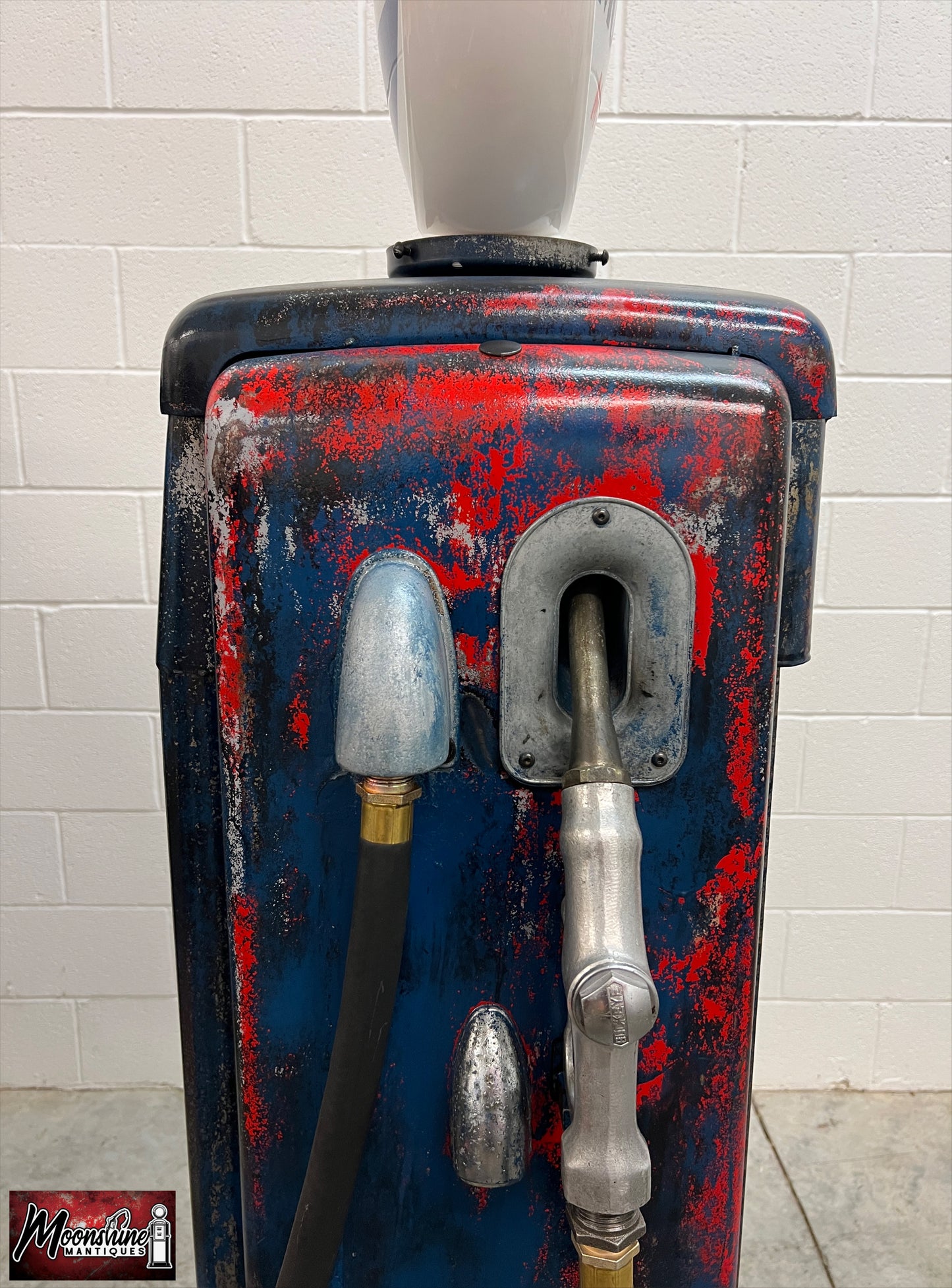 Rustoration 1950’s MOBIL MARINE Tokheim Gas Pump w/ Shelves - Mancave Decor - Shipping Available!