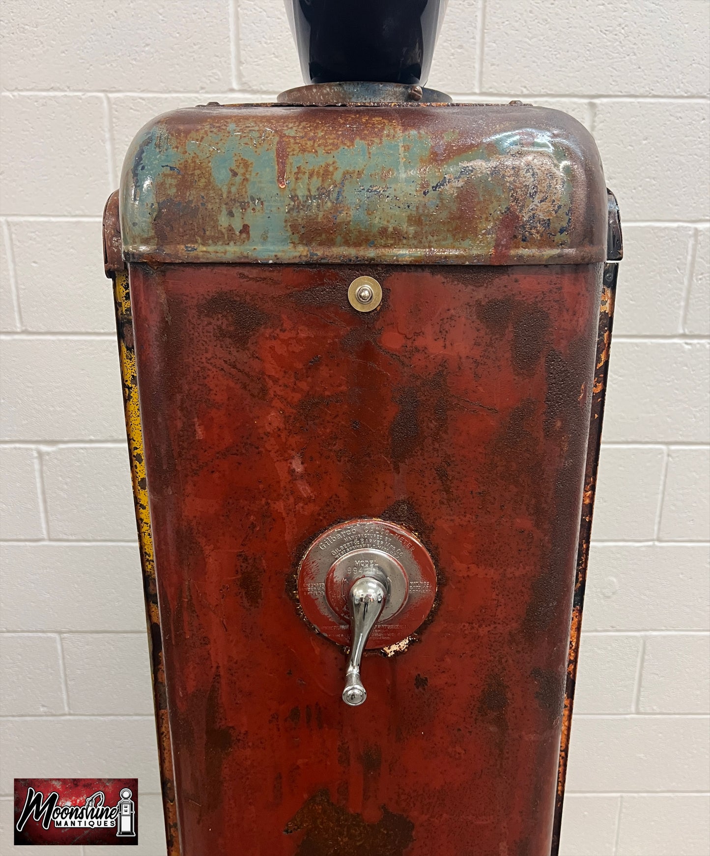 Rustoration 1940’s INDIAN GASOLINE Gilbarco Gas Pump w/ Shelves - Mancave Decor - Free Shipping!