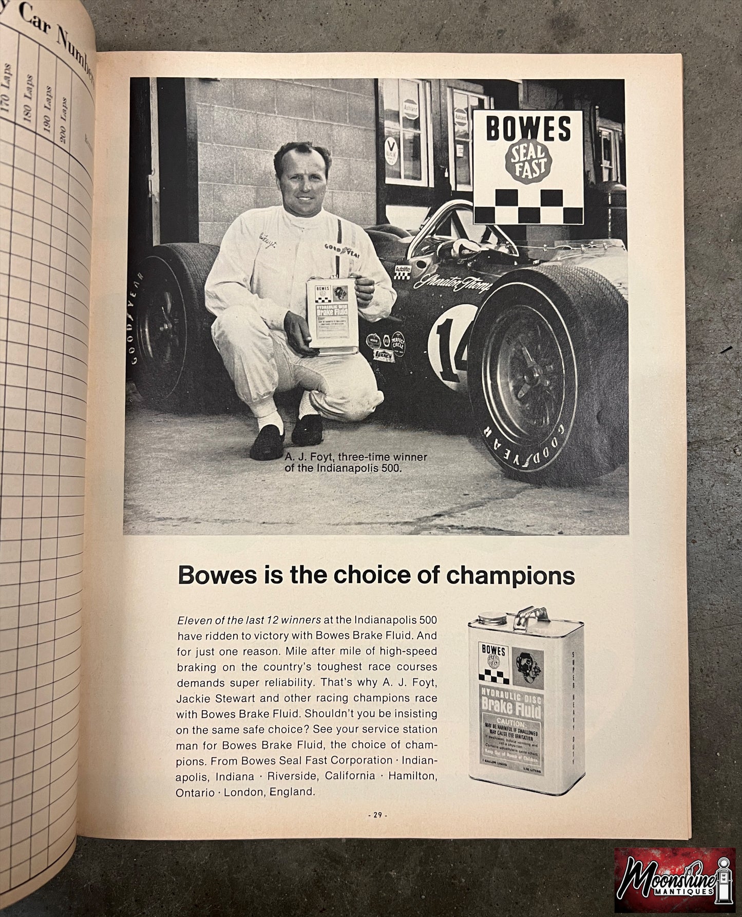 Lot of 3  - 1967 1968 1969 Indianapolis / Indy 500 Race Official Program - Free Shipping!
