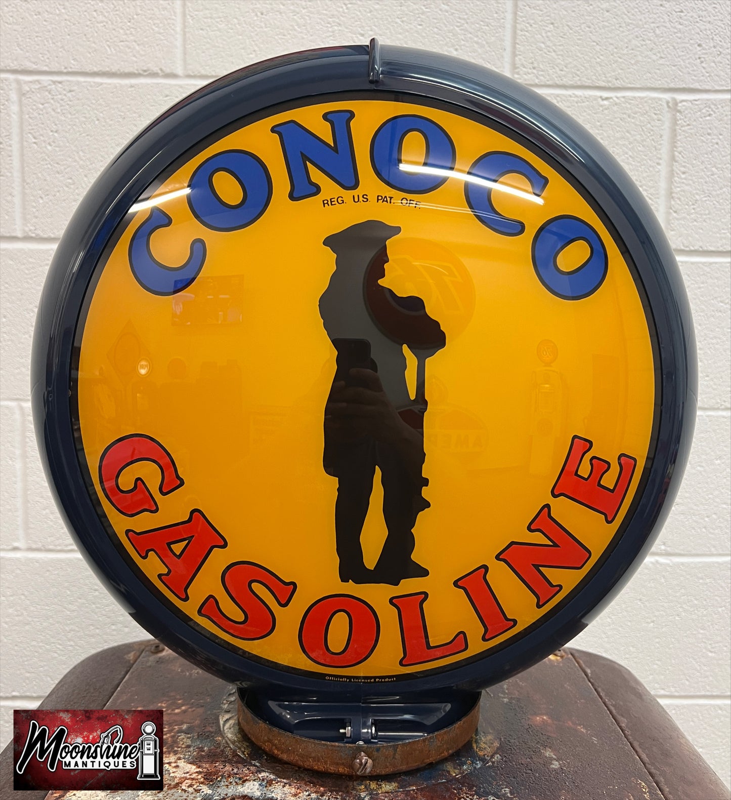Rustoration 1940’s CONOCO GASOLINE Gilbarco Gas Pump w/ Shelves - Mancave Decor - Free Shipping!