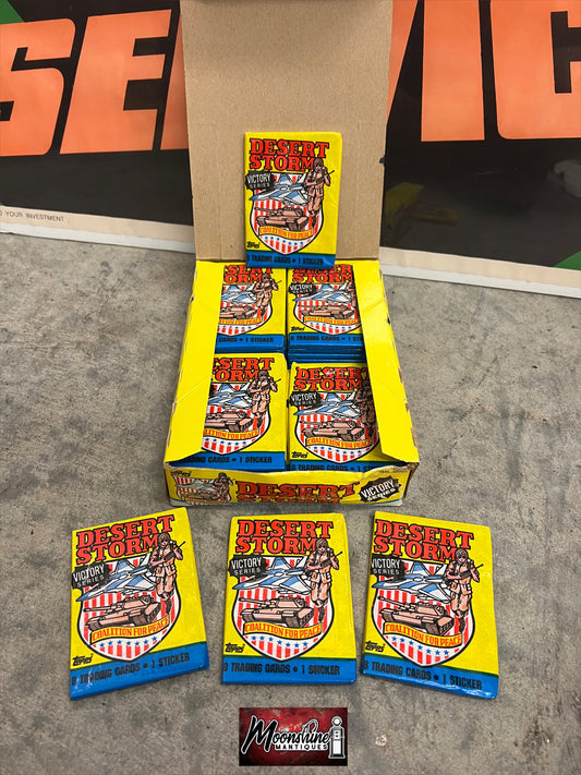 Topps 1991 Desert Storm Trading Cards Victory Series 36 New Sealed Packs in Box - Free Shipping!