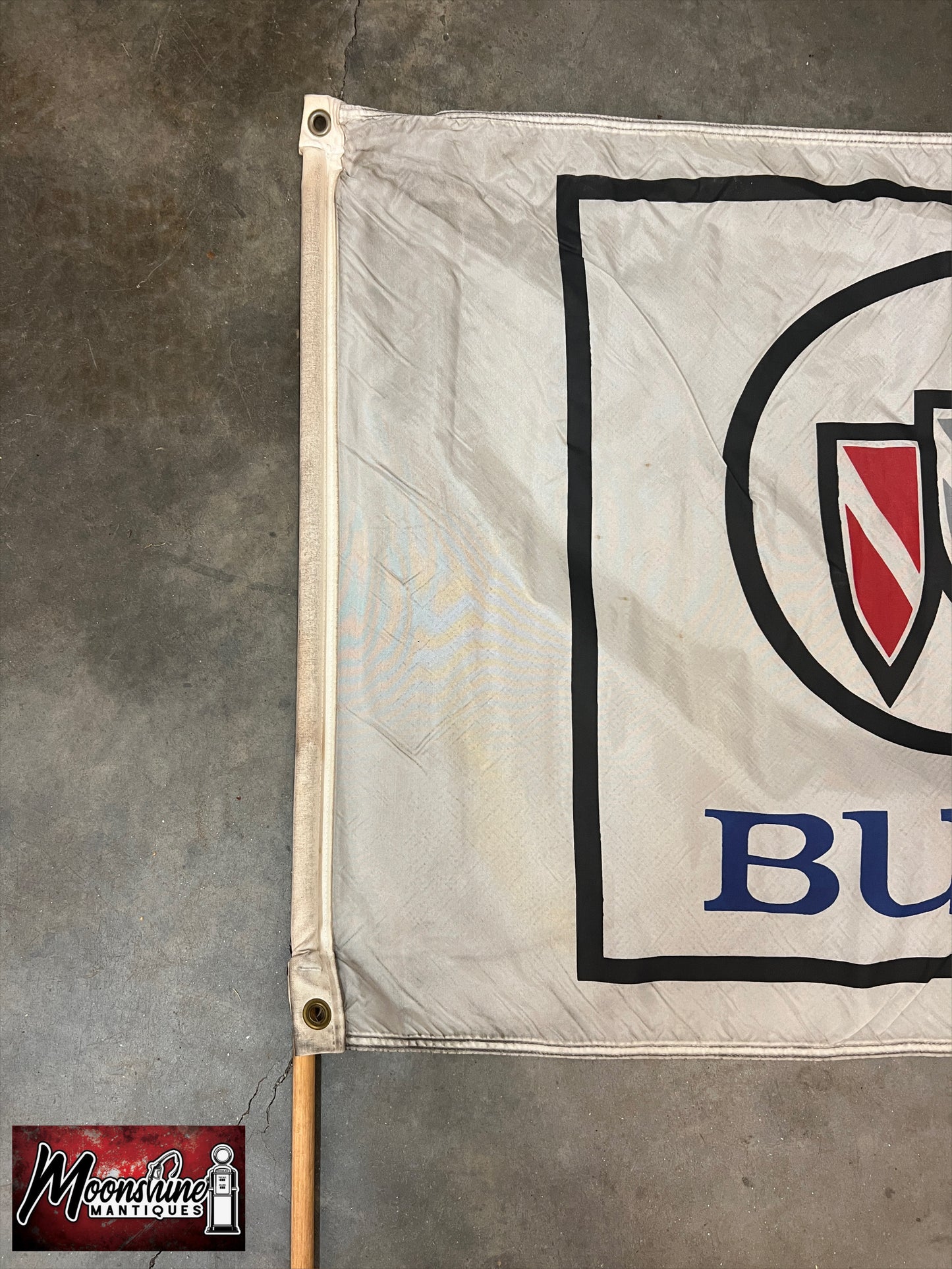 Vtg. BUICK Dealership Flag / Sign - GM General Motors - Free Shipping!