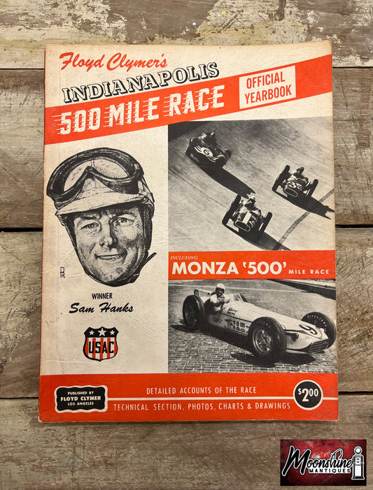 Floyd Clymer's 1957 Indianapolis 500 Race Yearbook - Free Shipping!