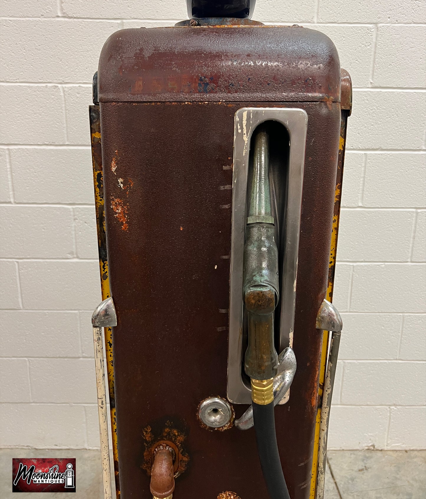 Rustoration 1940s AMERICAN GAS Gilbarco Gas Pump w/ Shelves - Mancave Decor - Free Shipping!