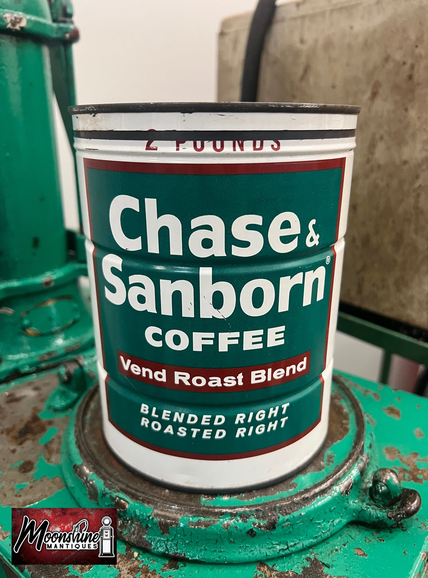 Vtg. CHASE & SANBORN Coffee Tin Can - Free Shipping!