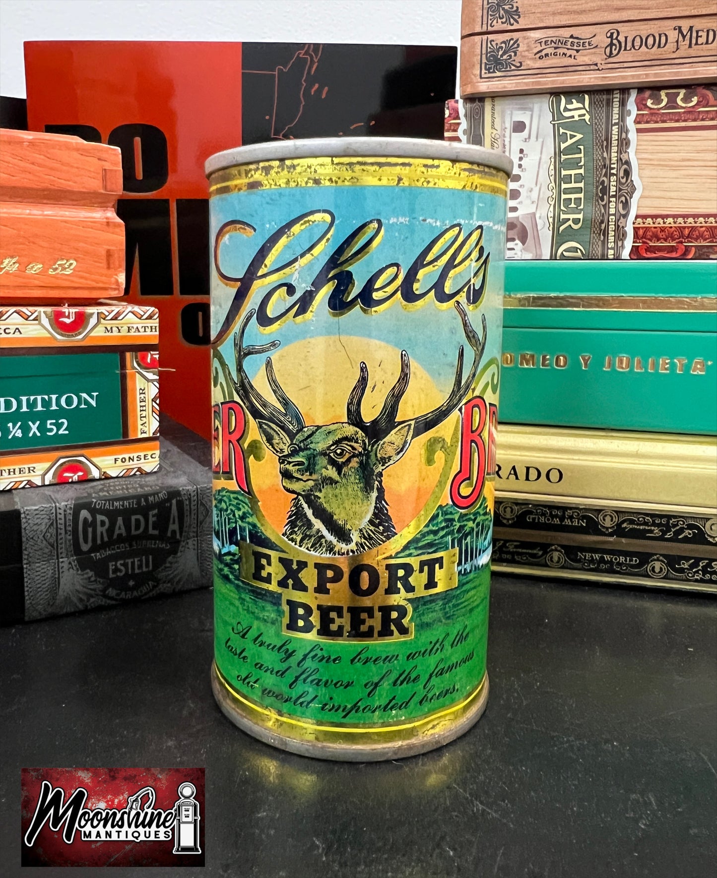 Vtg. Schell's Deer Brand Export Beer Can - Free Shipping!