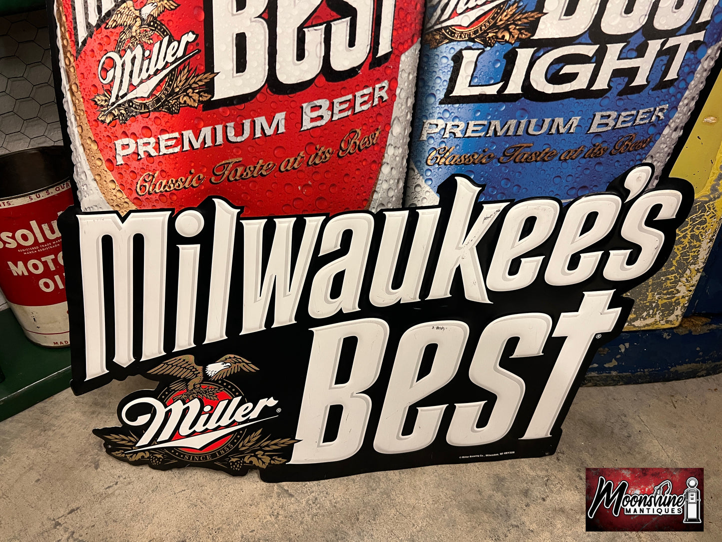 Vtg. Milwaukee's Best Beer Sign - Miller Brewing - Free Shipping!