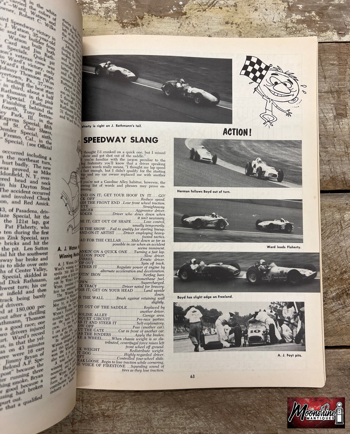 Floyd Clymer's 1959 Indianapolis 500 Race Yearbook - Free Shipping!