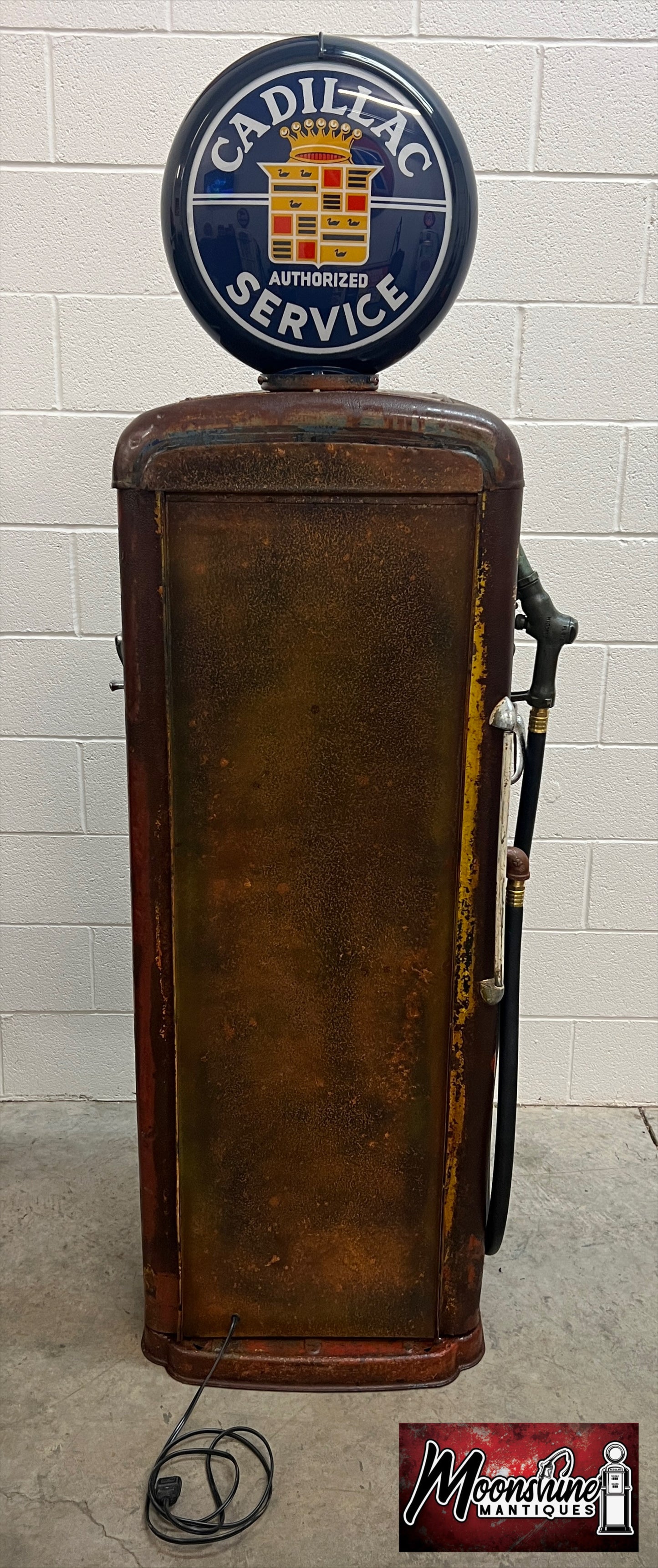 Rustoration 1940’s CADILLAC Gilbarco Gas Pump w/ Shelves - Mancave Decor - Free Shipping!