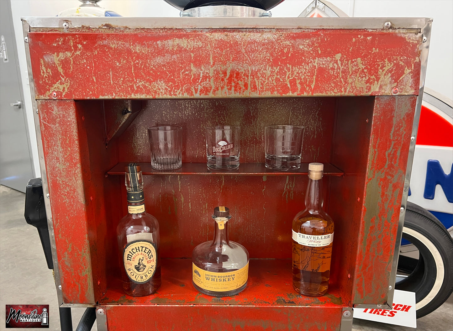 Rustoration 1960’s SINCLAIR Gilbarco Gas Pump w/ Shelves - Mancave Decor - Free Shipping!