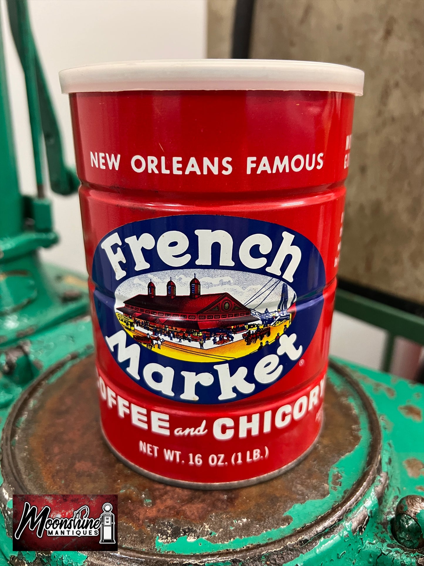 Vtg. FRENCH MARKET COFFEE Tin Can - Unopened / Sealed - Free Shipping!