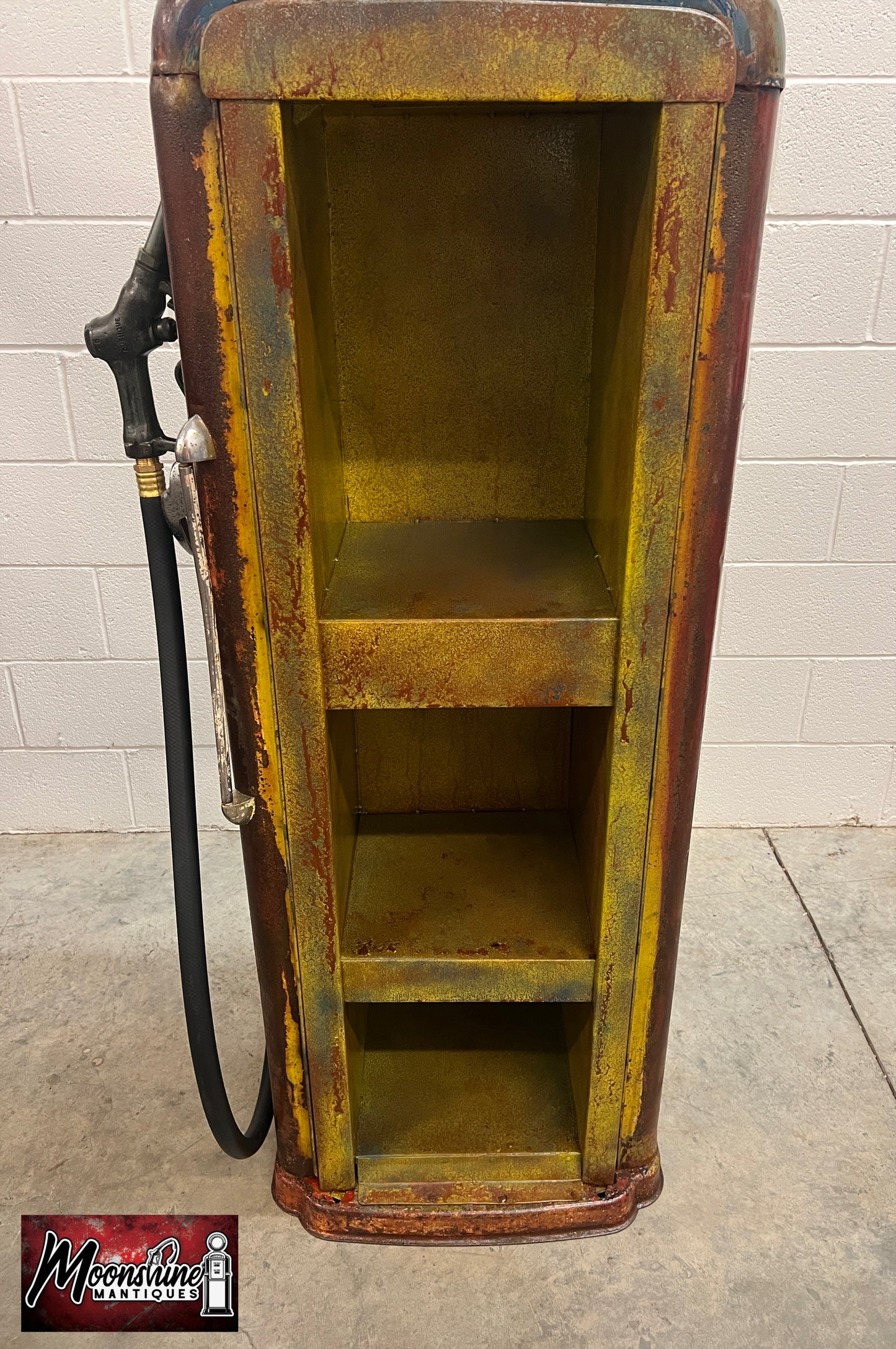 Rustoration 1940’s CHEVROLET Gilbarco Gas Pump w/ Shelves - Mancave Decor - Free Shipping!