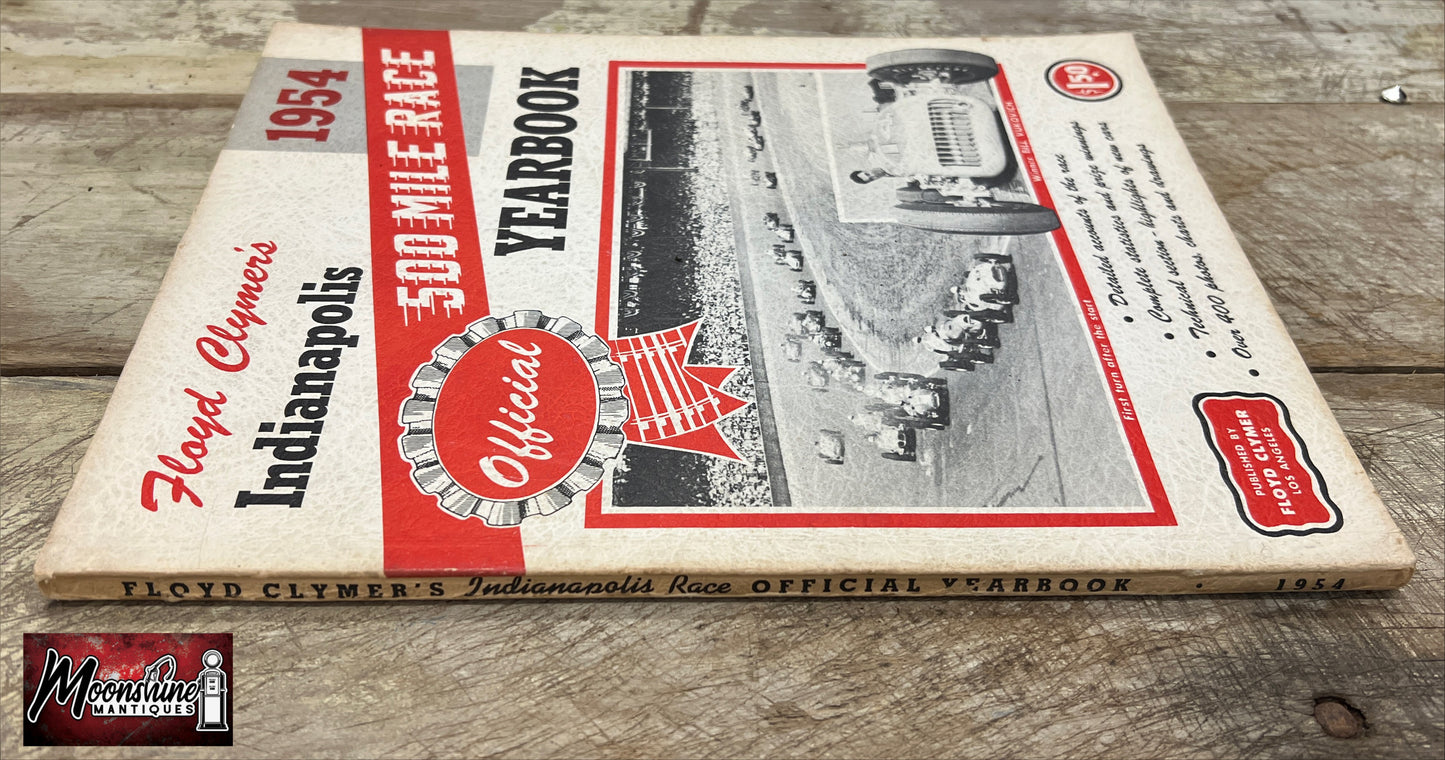 Floyd Clymer's 1954 Indianapolis 500 Race Yearbook - Free Shipping!