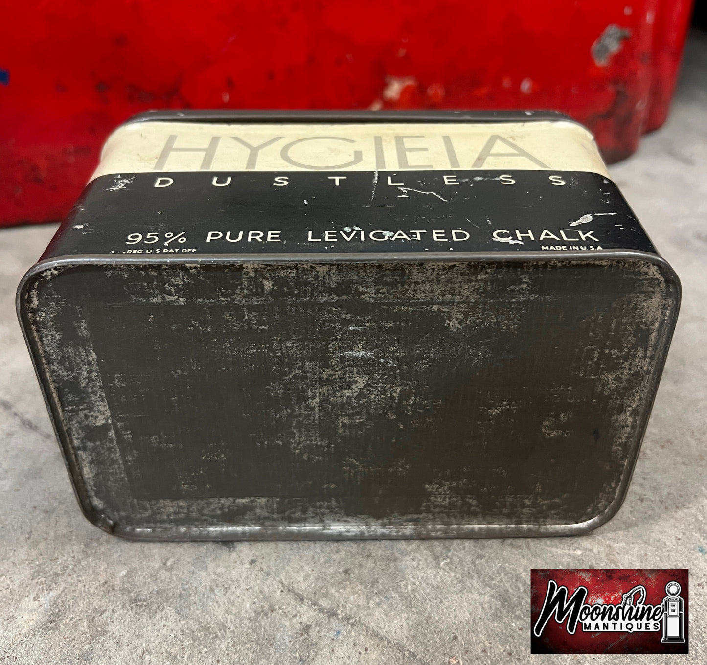 Vtg. HYGIEIA Dustless Chalk Tin - The American Crayon Company - Free Shipping!