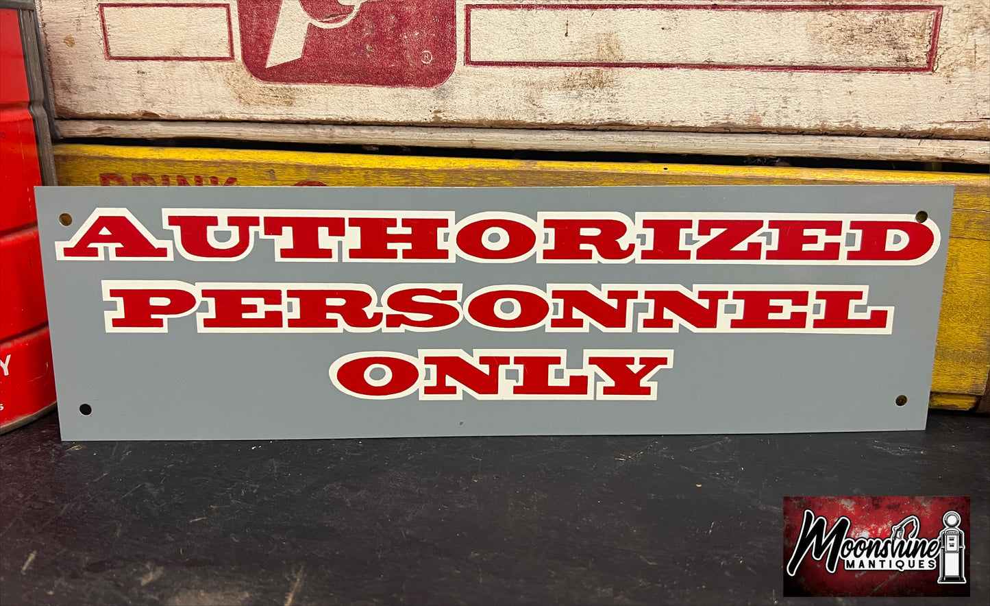 Vtg. 1960's Authorized Personnel Only Sign - NOS - Free Shipping!